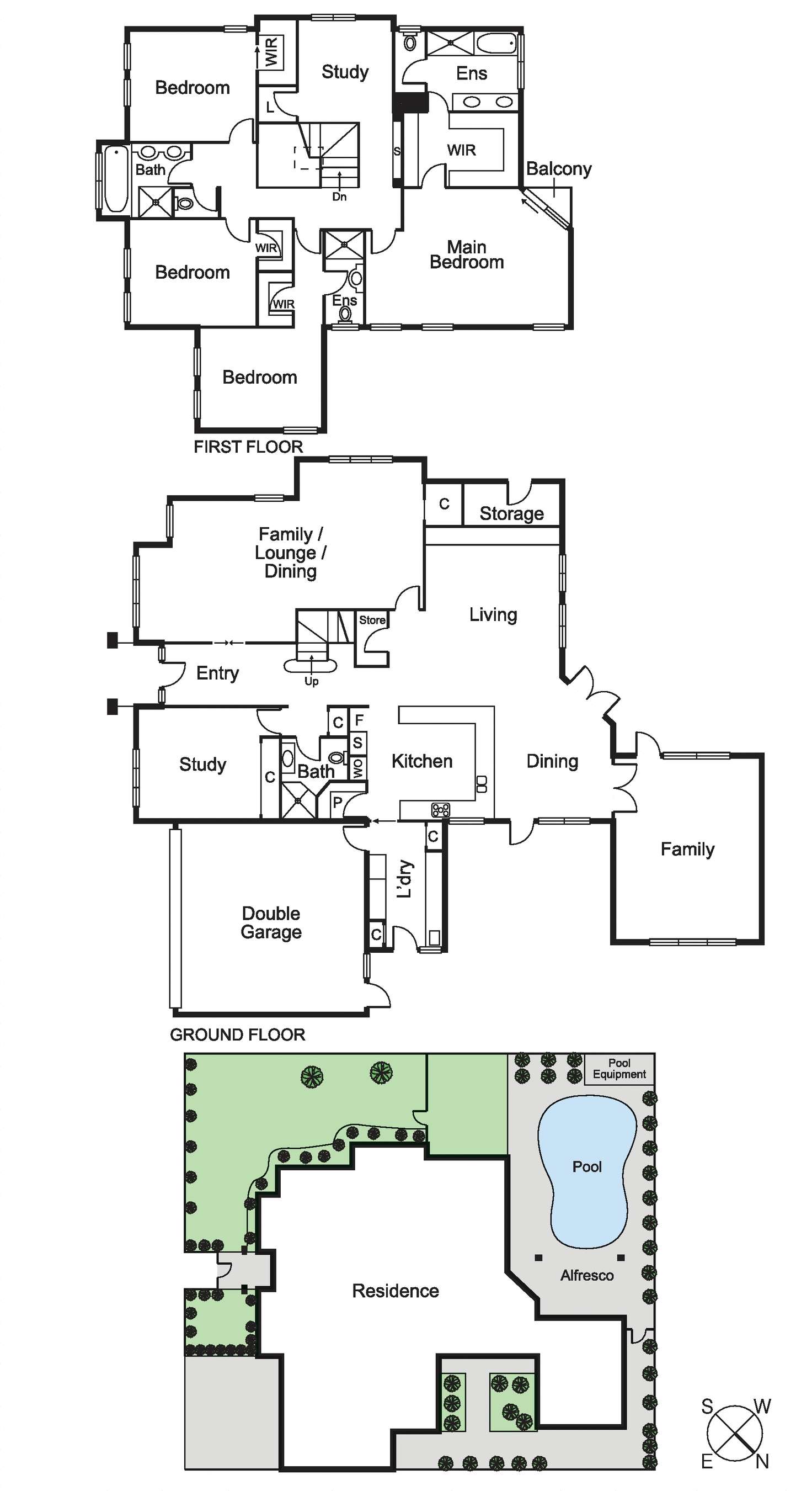 Floorplan of Homely house listing, 19 Narrawong Crescent, Caulfield South VIC 3162