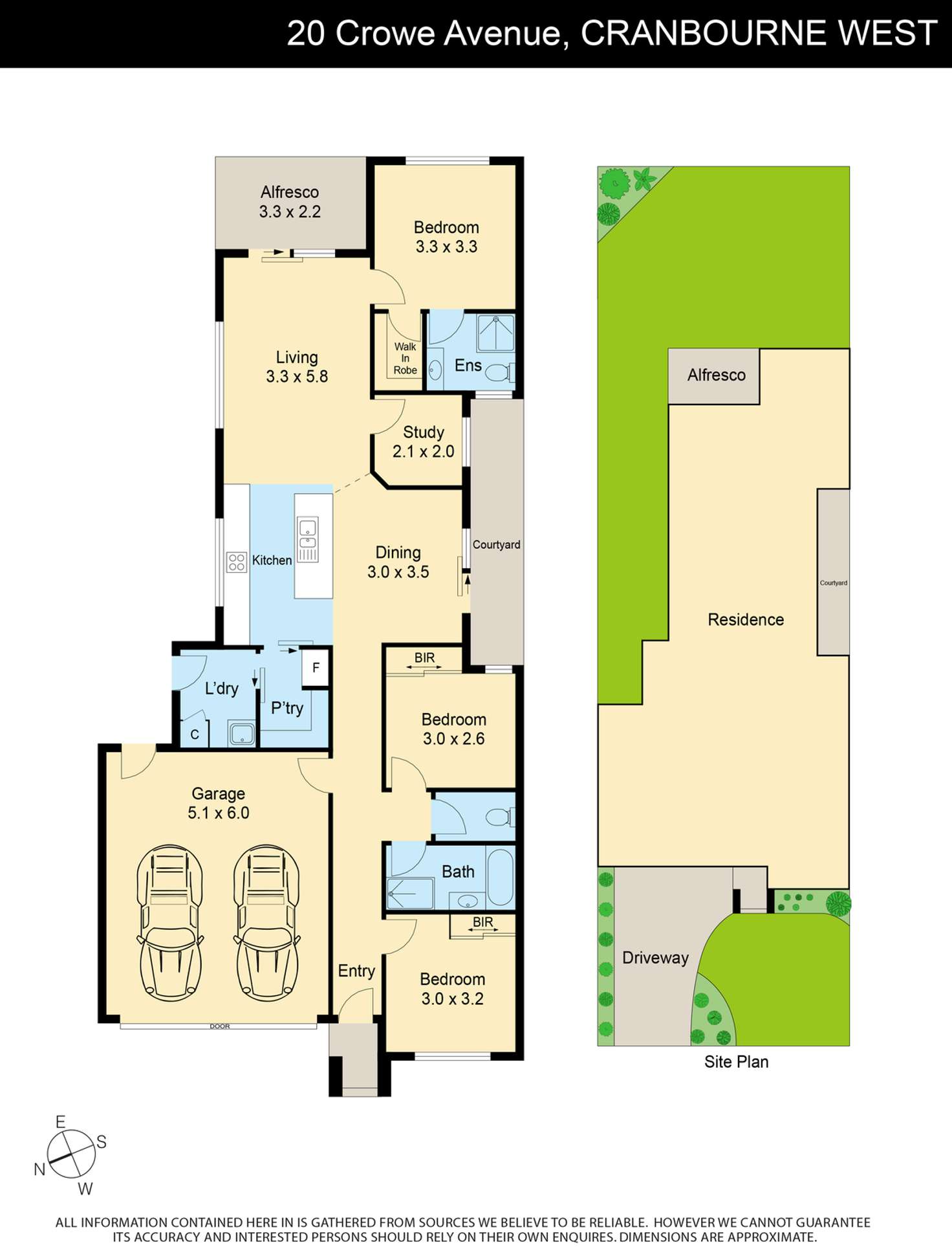 Floorplan of Homely house listing, 20 Crowe Avenue, Cranbourne West VIC 3977