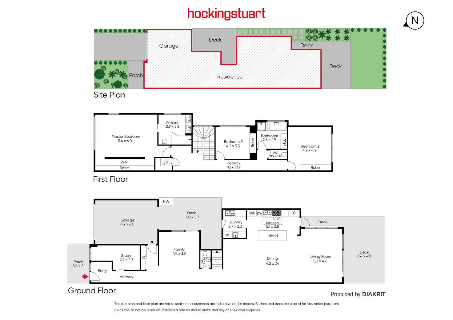 Floorplan of Homely townhouse listing, 42B Fromer Street, Bentleigh VIC 3204