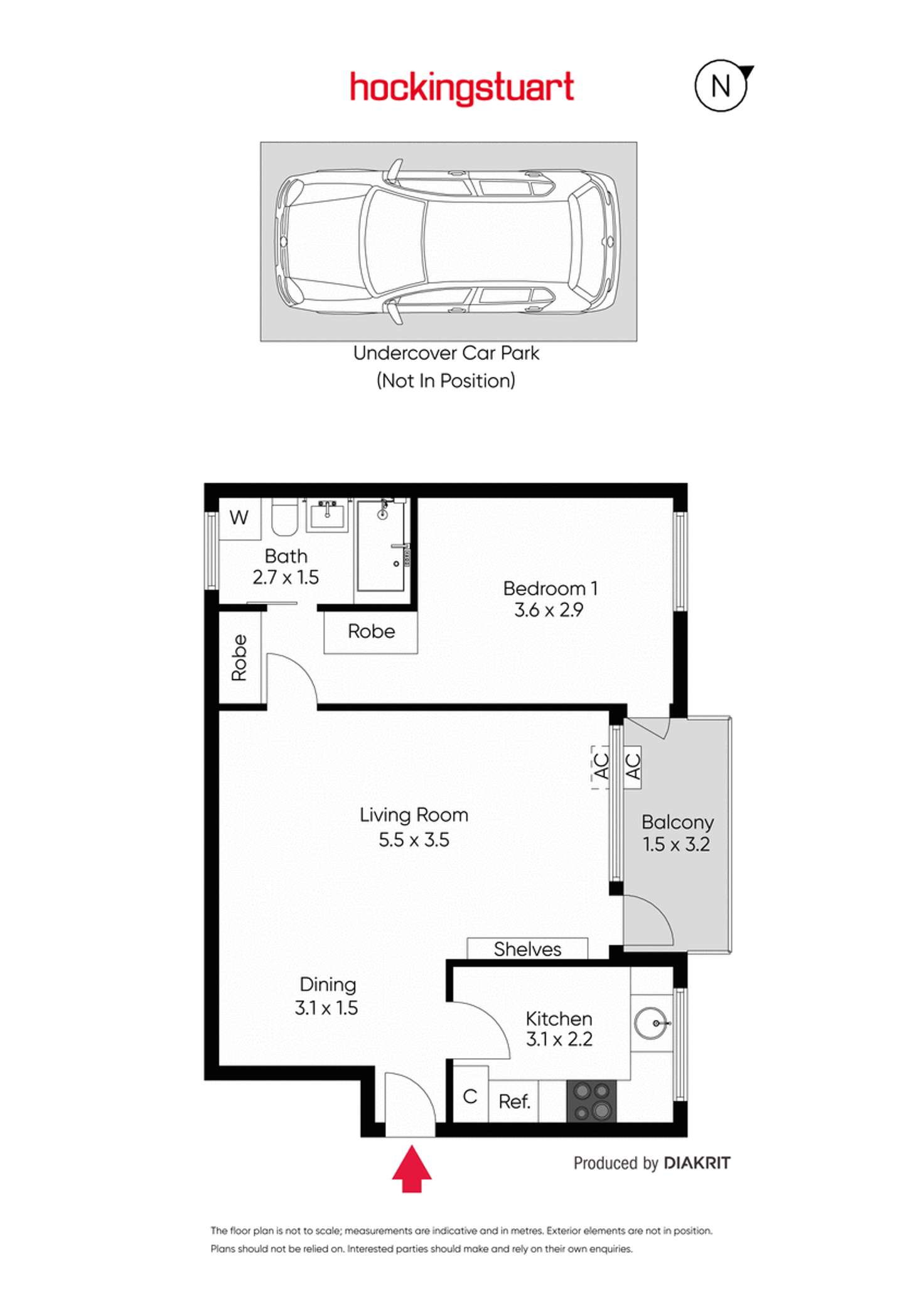Floorplan of Homely apartment listing, 13/33 Sutherland Road, Armadale VIC 3143