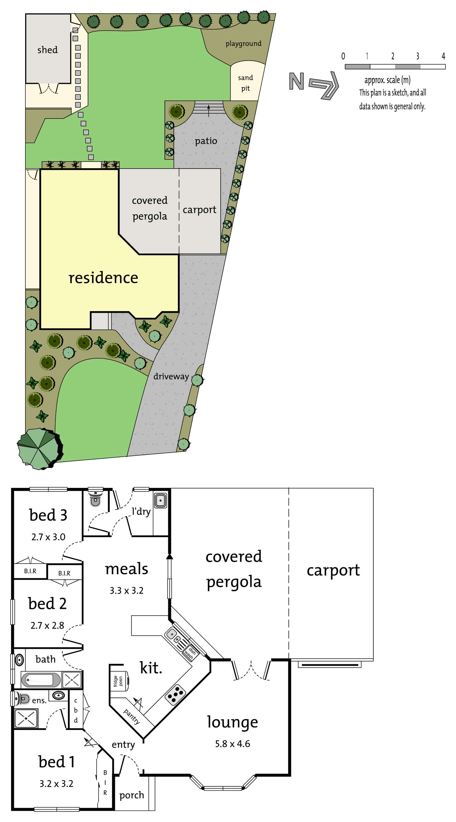 Floorplan of Homely house listing, 3 Azarow Circuit, Croydon South VIC 3136