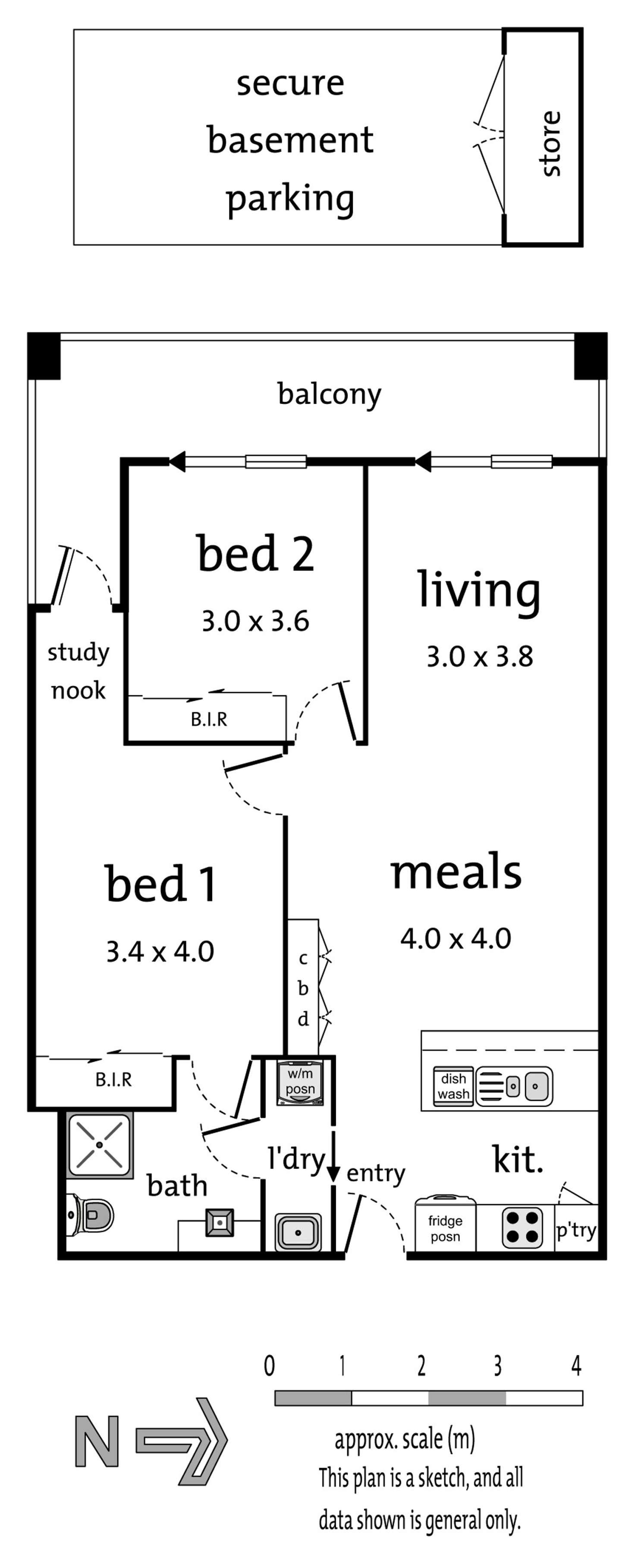 Floorplan of Homely apartment listing, 7/12 Wood Street, Nunawading VIC 3131