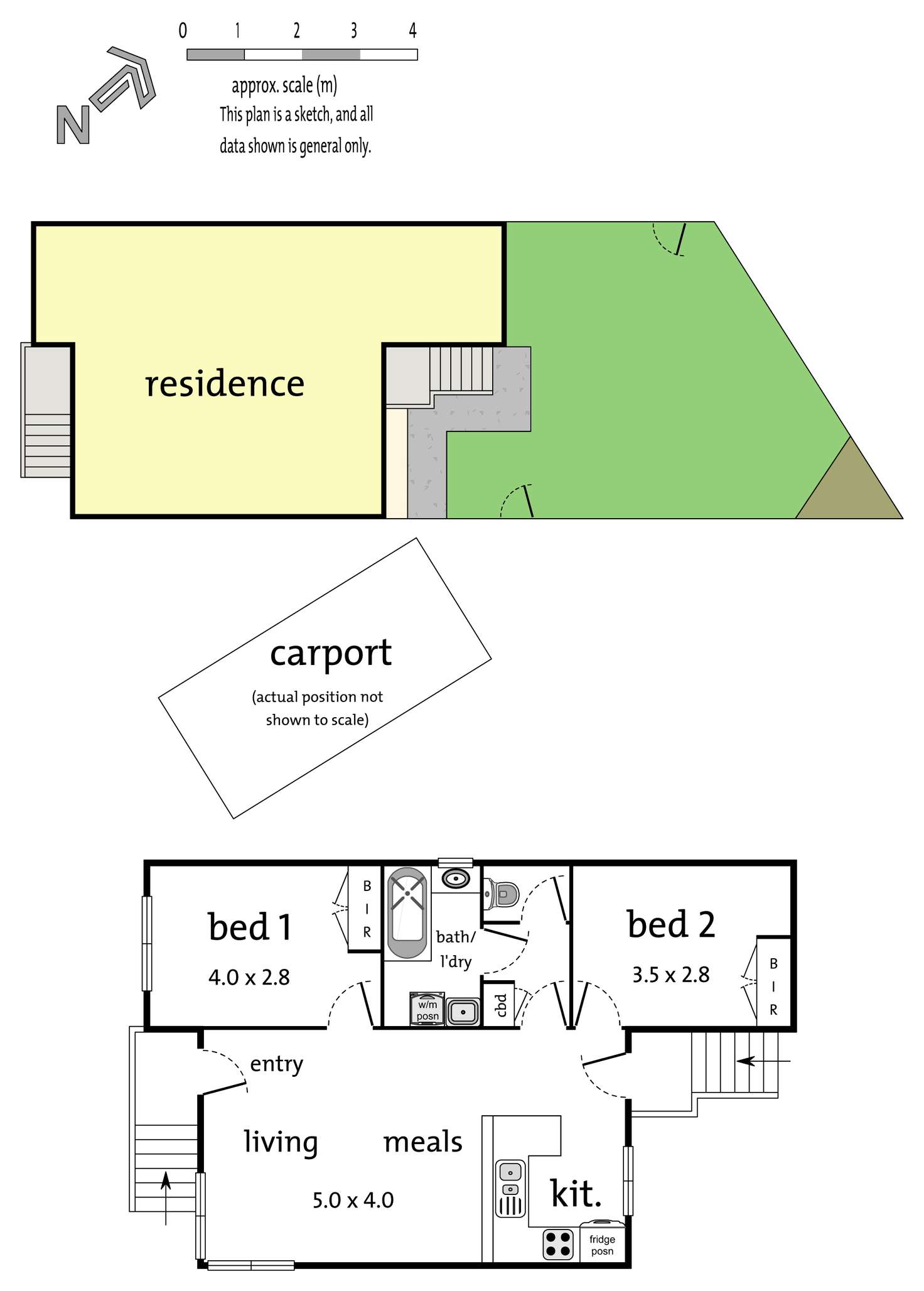 Floorplan of Homely unit listing, 1/70 Lusher Road, Croydon VIC 3136