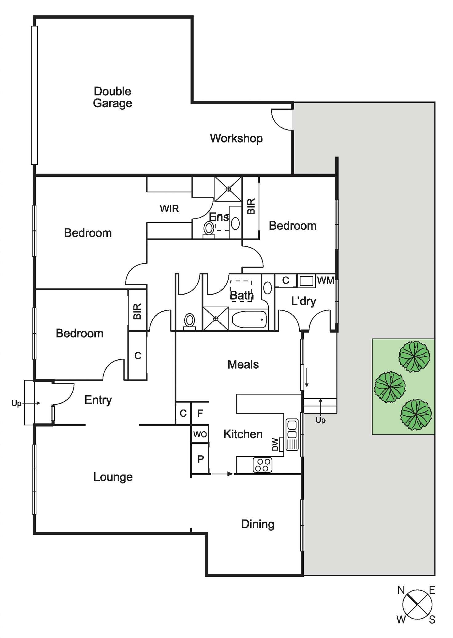 Floorplan of Homely unit listing, 2/35 Gnarwyn Road, Carnegie VIC 3163