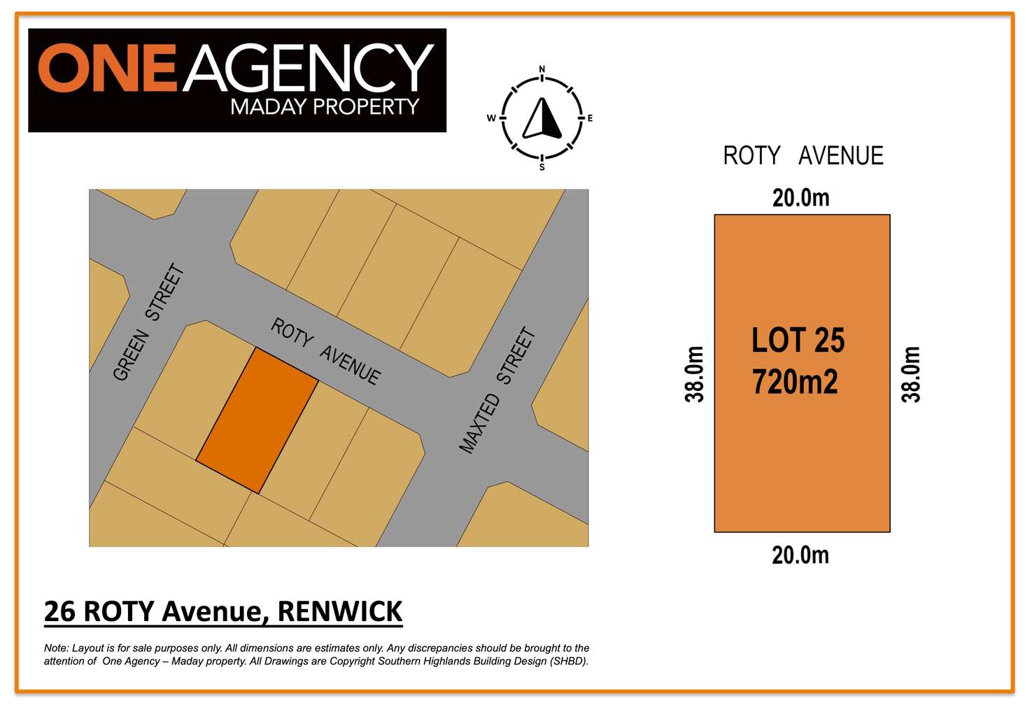 Floorplan of Homely residentialLand listing, 26 Roty Avenue, Renwick NSW 2575