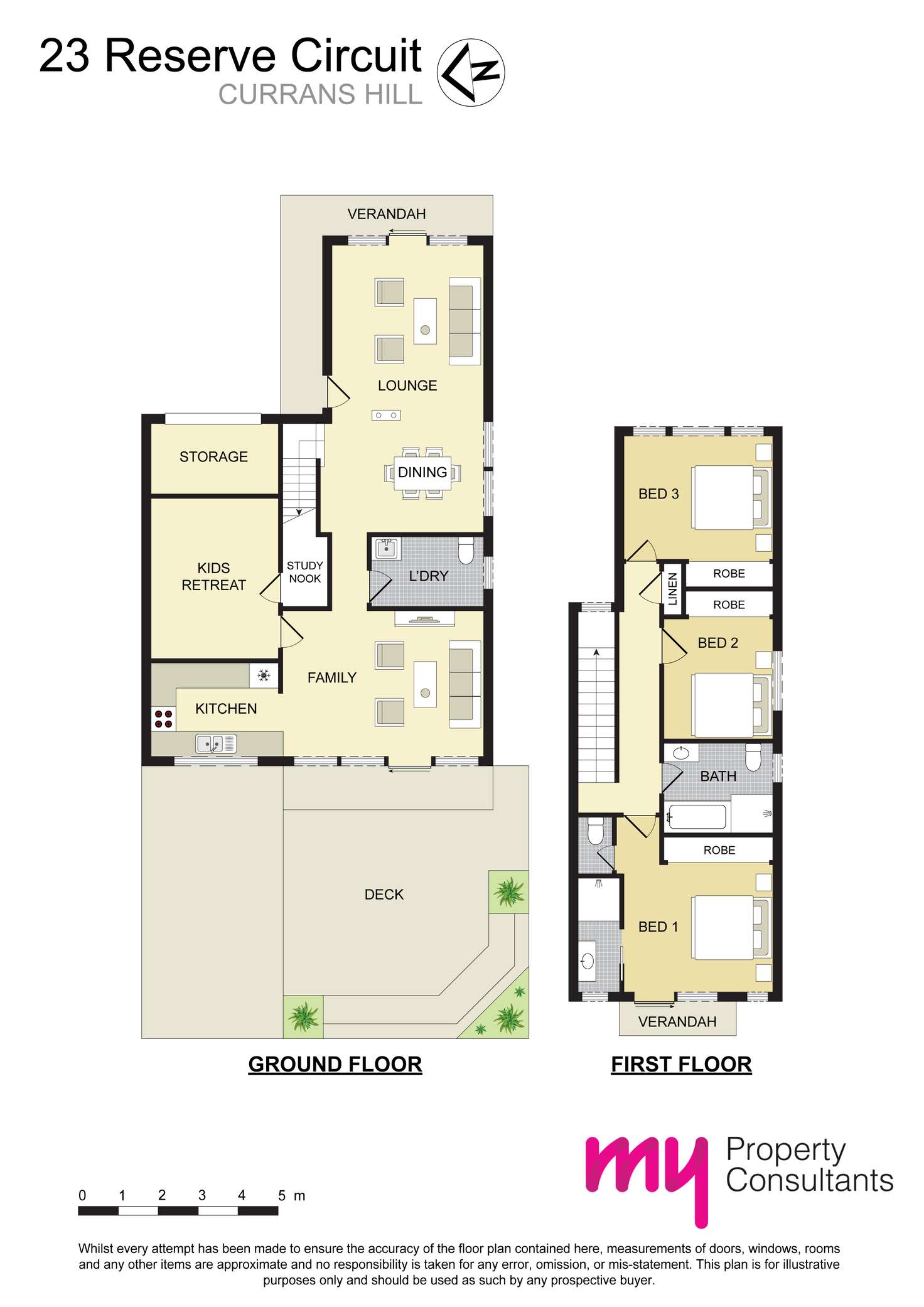 Floorplan of Homely house listing, 23 Reserve Circuit, Currans Hill NSW 2567