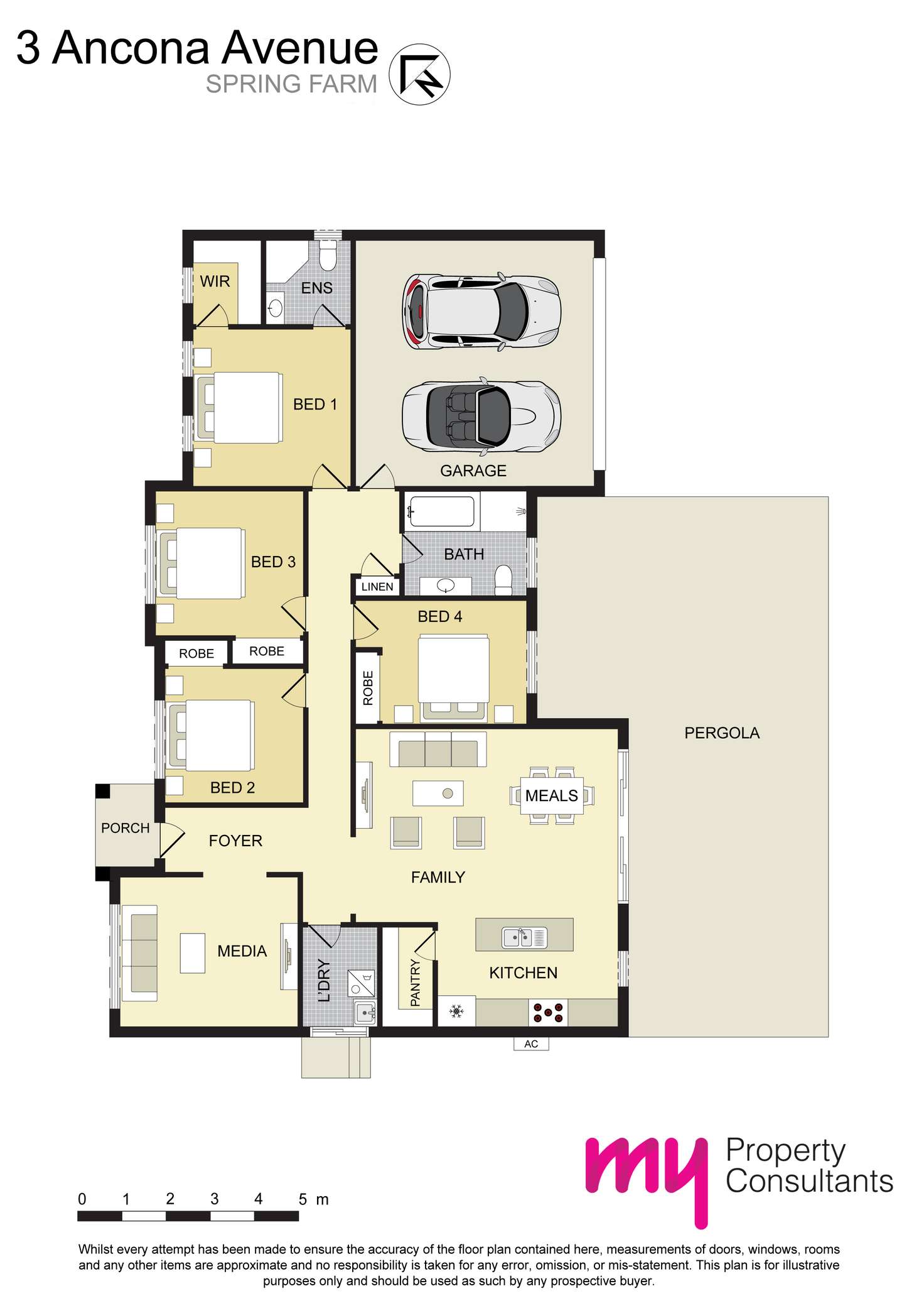Floorplan of Homely house listing, 3 Ancona Avenue, Spring Farm NSW 2570
