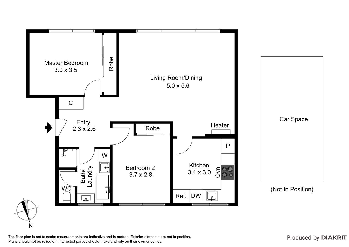 Floorplan of Homely apartment listing, 6/21 Ardrie Road, Malvern East VIC 3145