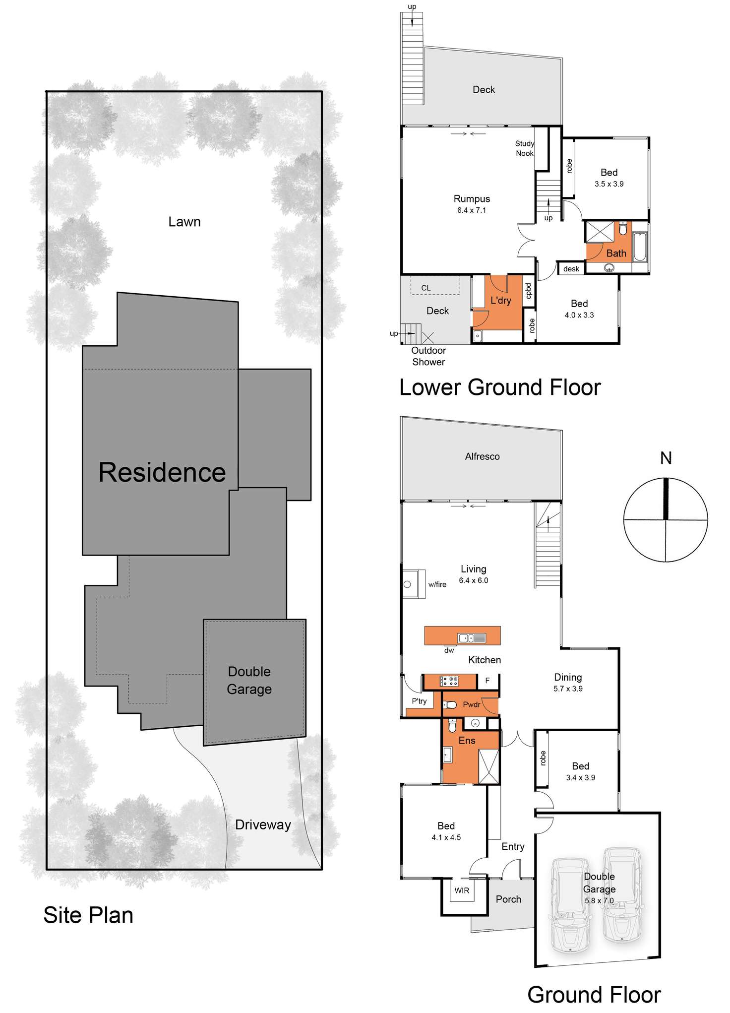 Floorplan of Homely house listing, 20 St Andrews Drive, Rye VIC 3941