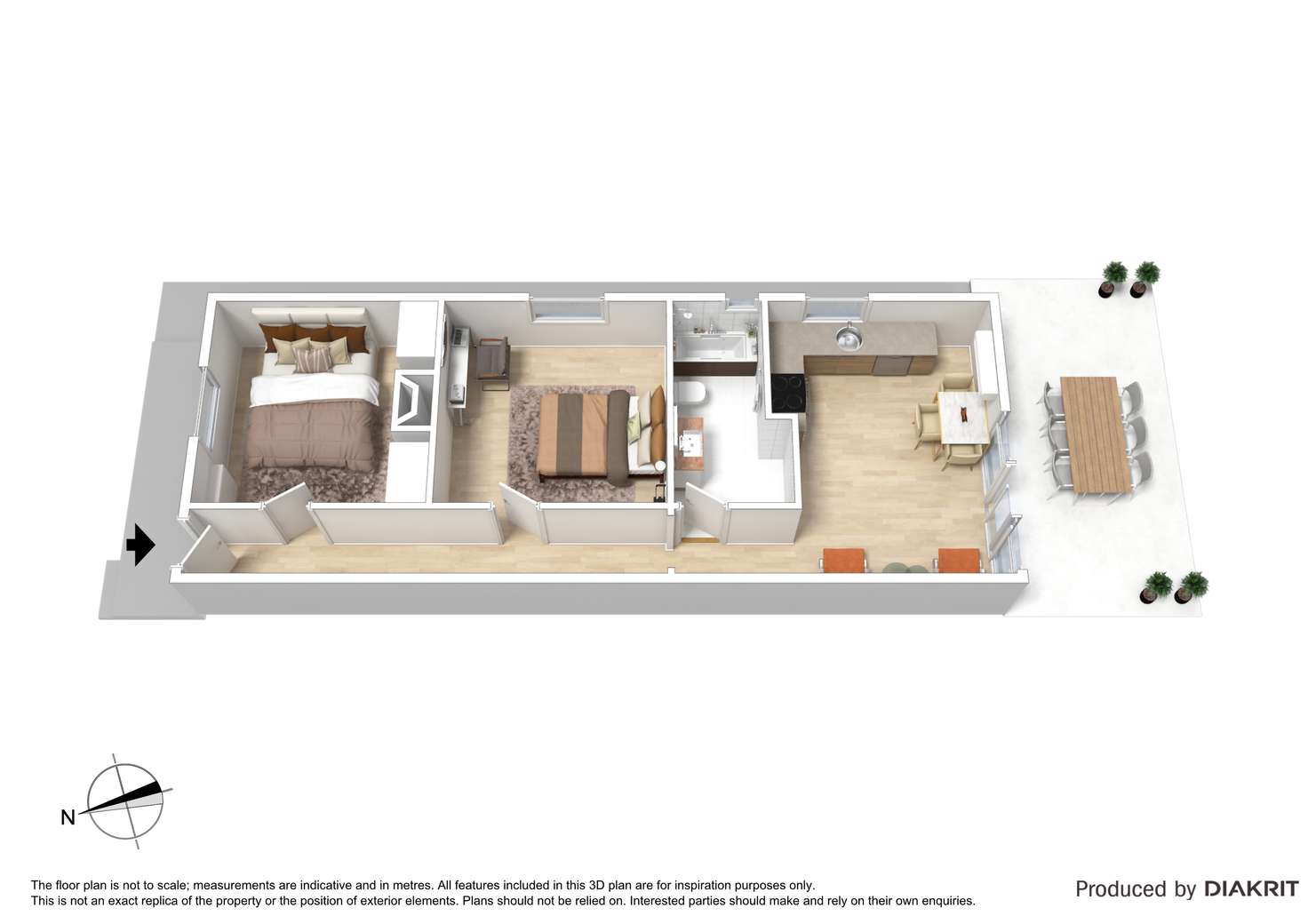 Floorplan of Homely house listing, 66 Earl Street East, Prahran VIC 3181