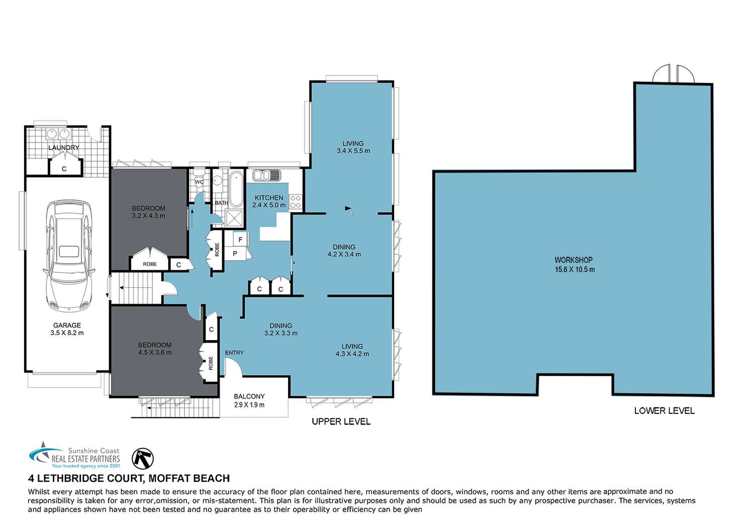 Floorplan of Homely house listing, 4 Lethbridge Court, Moffat Beach QLD 4551