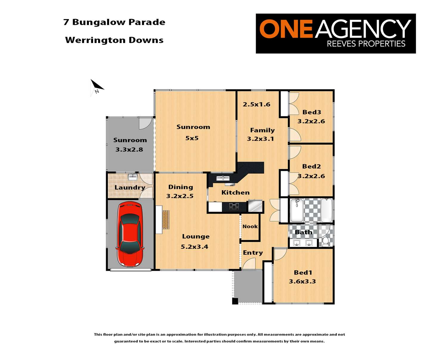 Floorplan of Homely house listing, 7 Bungalow Parade, Werrington Downs NSW 2747