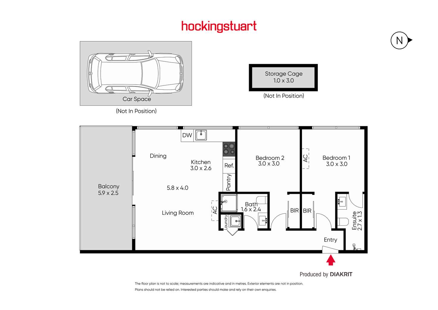 Floorplan of Homely apartment listing, 304/687 Glen Huntly Road, Caulfield VIC 3162