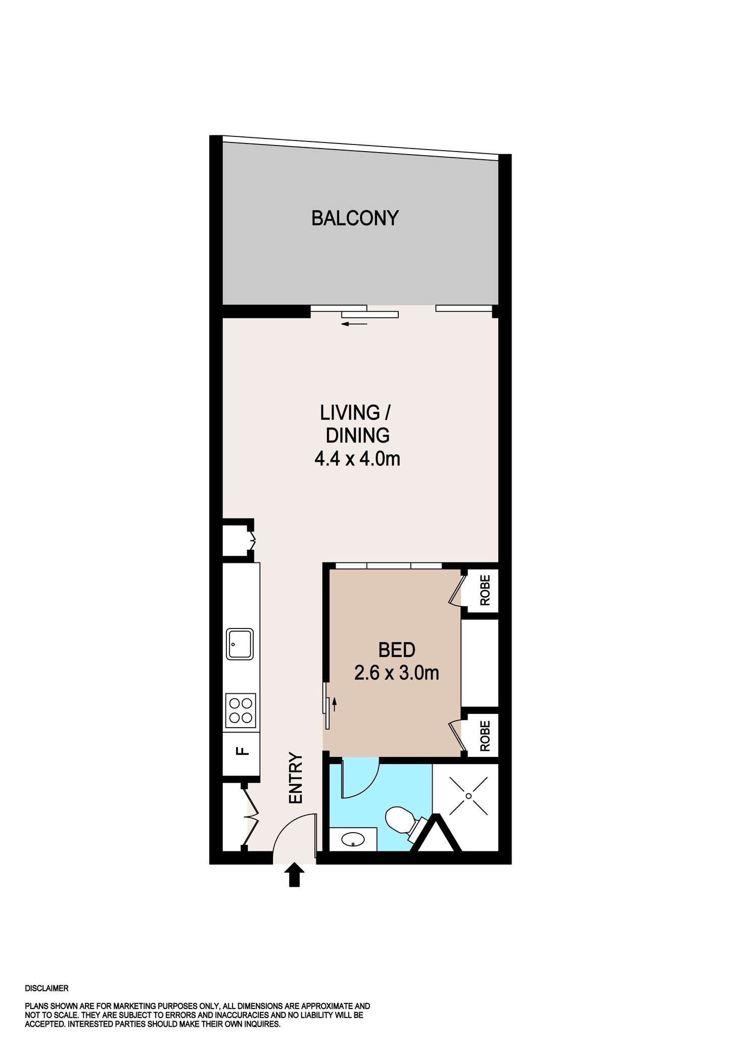 Floorplan of Homely unit listing, 501/6 Carey Street, Darwin City NT 800