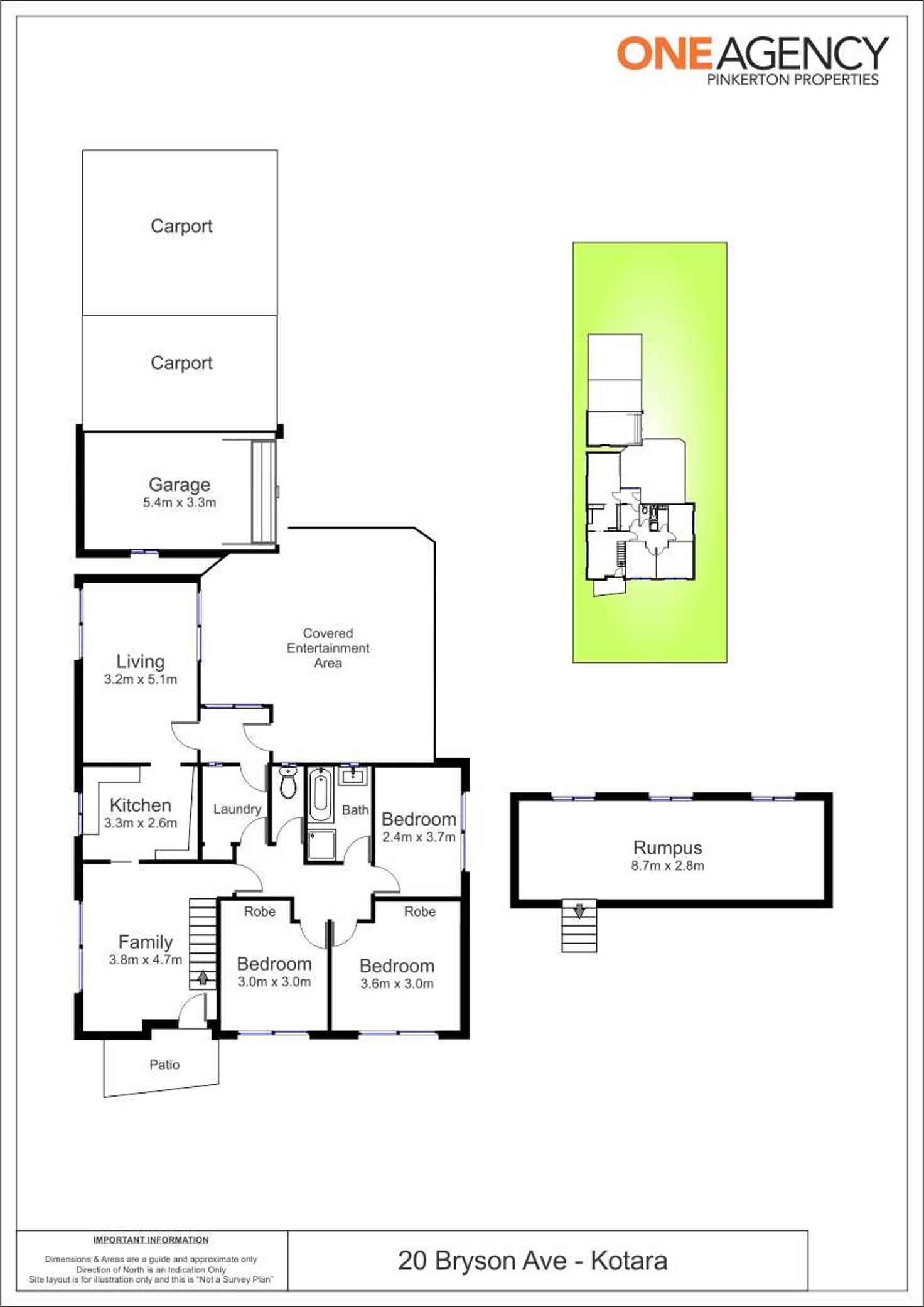 Floorplan of Homely house listing, 20 Bryson Avenue, Kotara NSW 2289