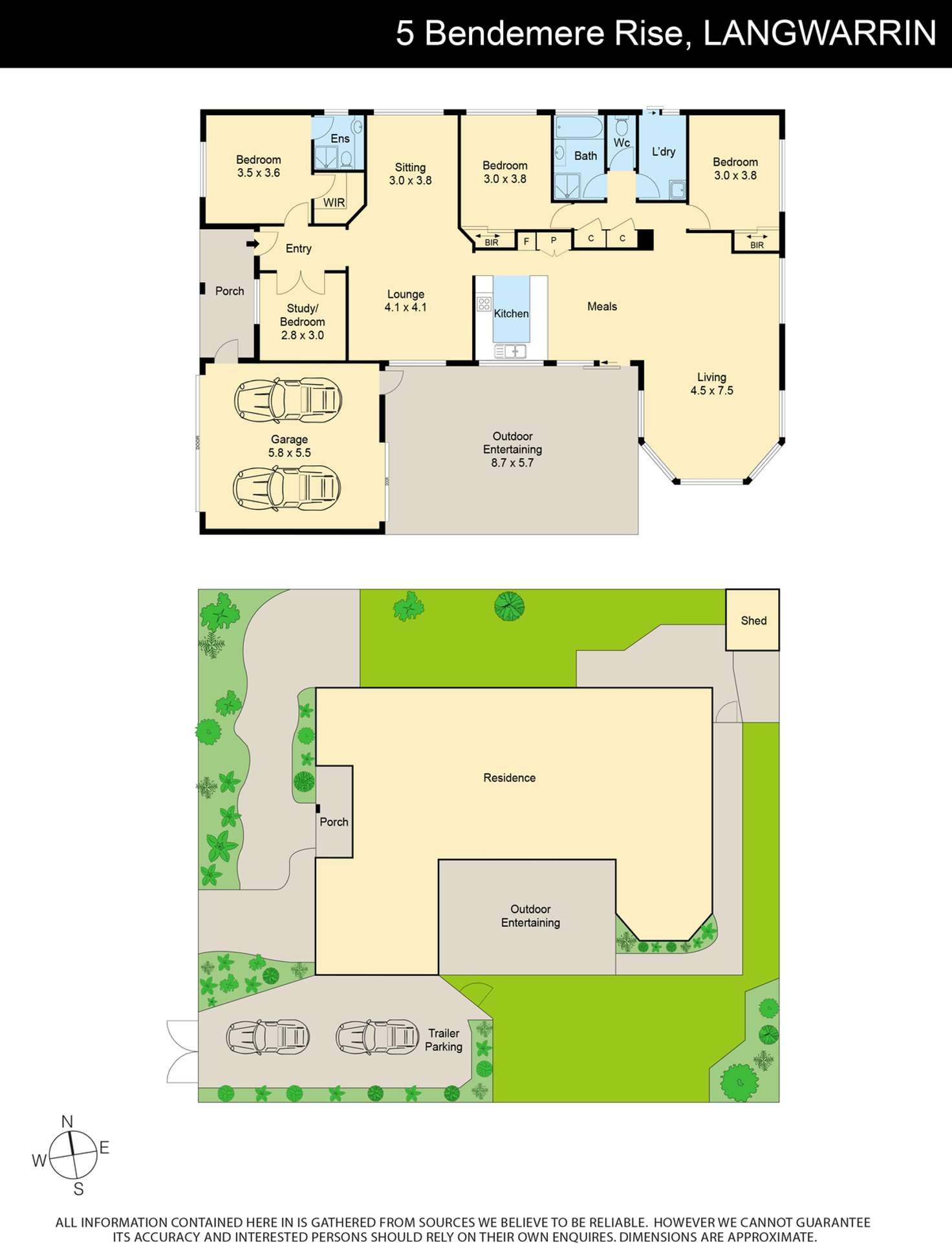 Floorplan of Homely residentialLand listing, 5 Bendemere Rise, Langwarrin VIC 3910