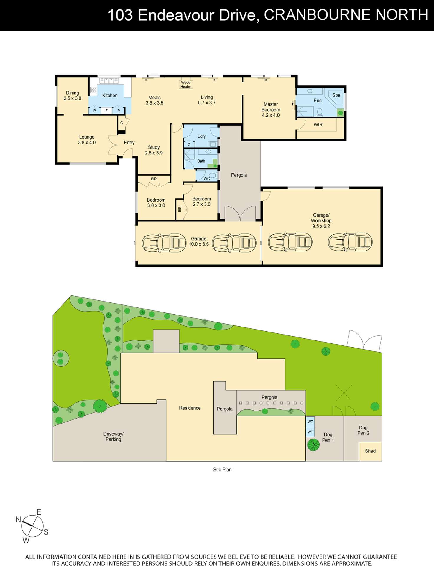 Floorplan of Homely house listing, 103 Endeavour Drive, Cranbourne North VIC 3977