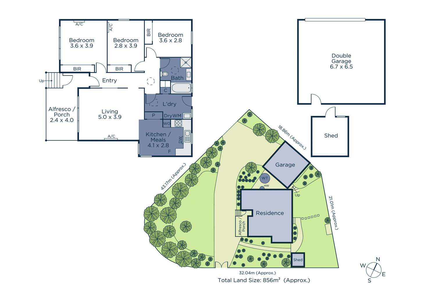 Floorplan of Homely house listing, 2 Park Boulevard, Ferntree Gully VIC 3156