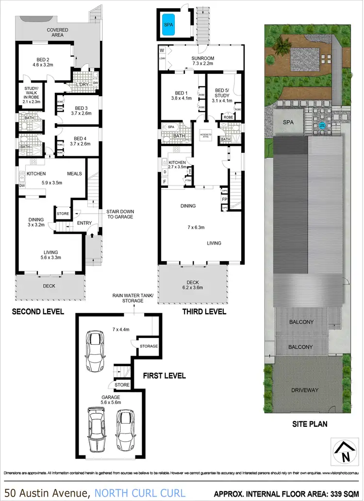 Floorplan of Homely house listing, 50 Austin Avenue, North Curl Curl NSW 2099