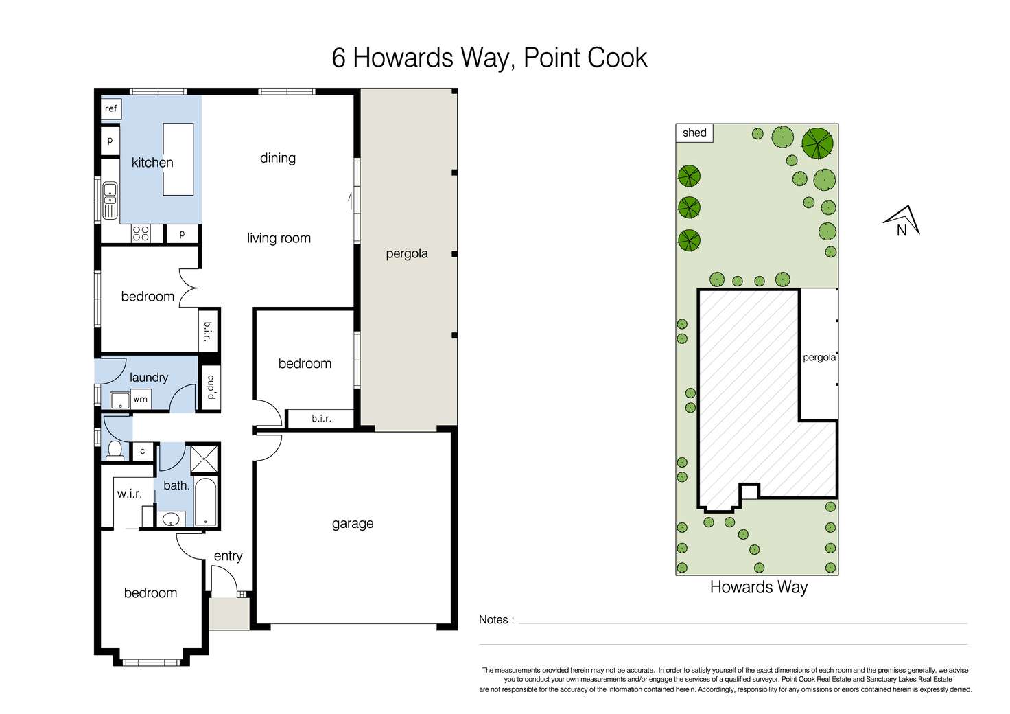 Floorplan of Homely house listing, 6 Howards Way, Point Cook VIC 3030