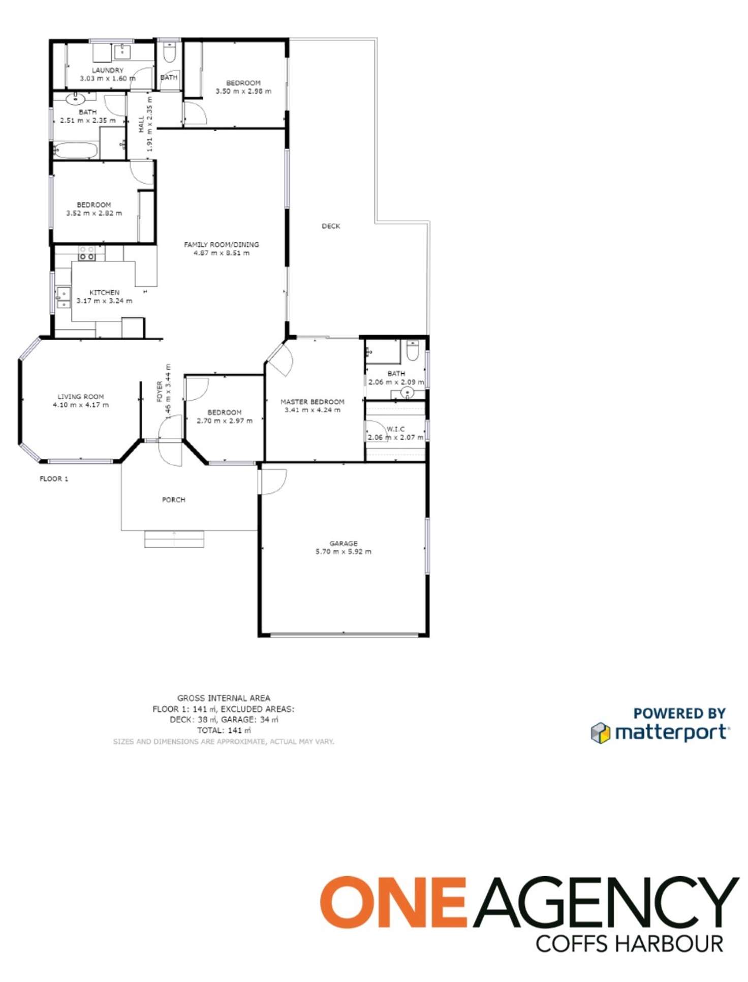 Floorplan of Homely house listing, 8 Kearn Close, Boambee East NSW 2452