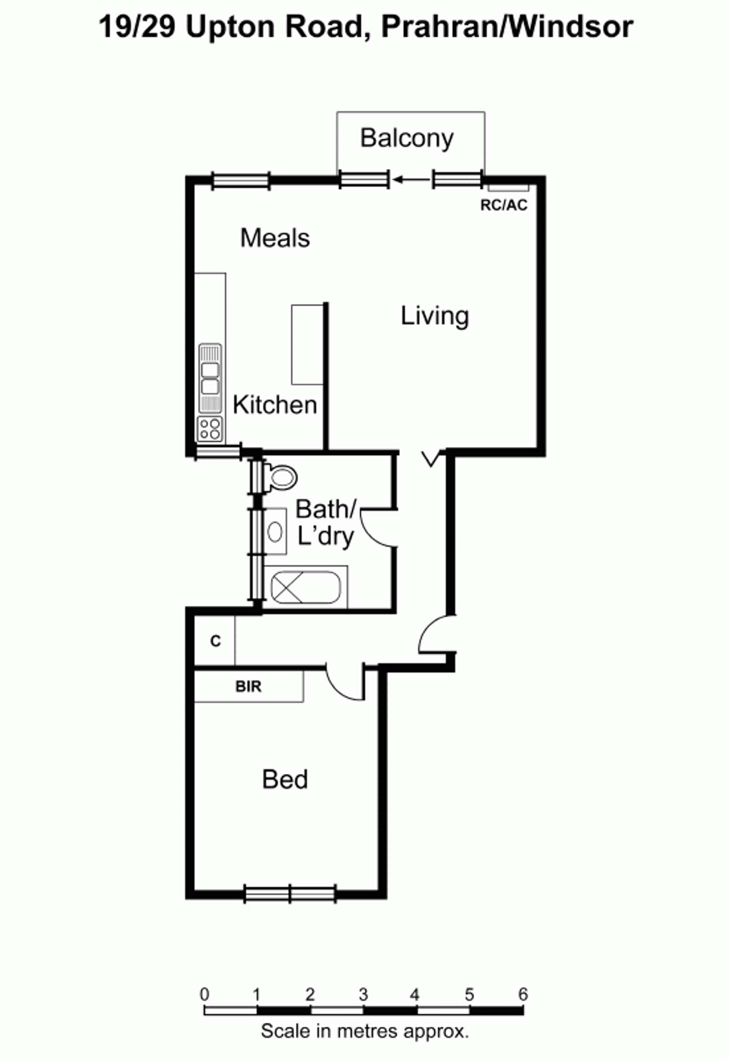 Floorplan of Homely apartment listing, 19/29 Upton Road, Prahran VIC 3181