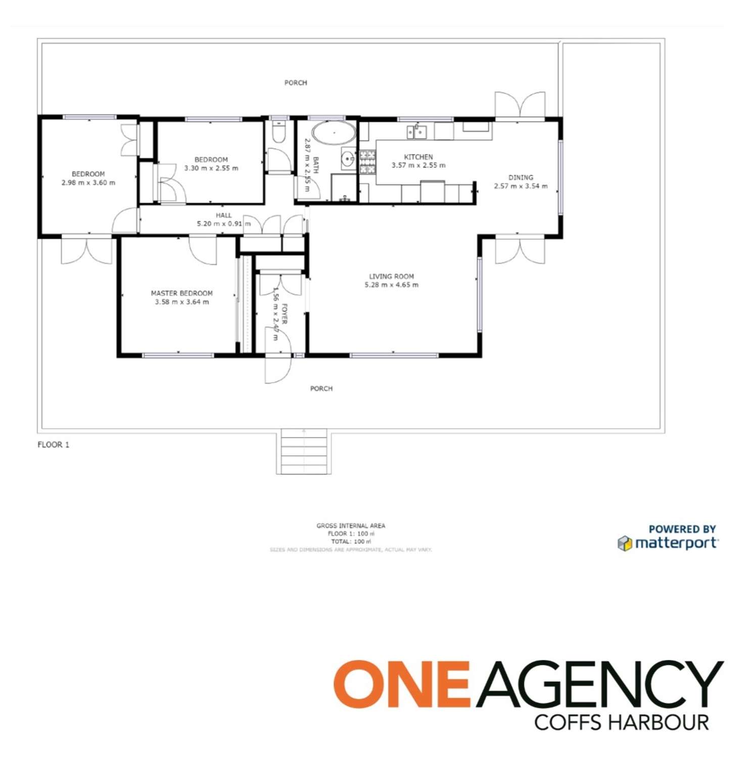 Floorplan of Homely house listing, 1 Anselmo Close, Emerald Beach NSW 2456