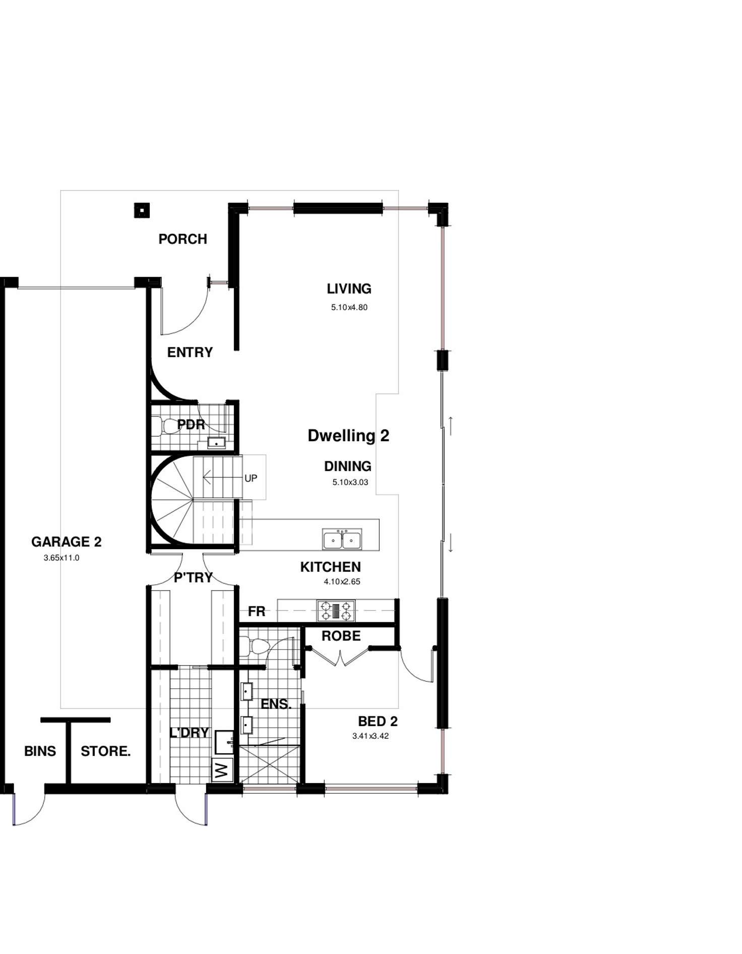 Floorplan of Homely house listing, 2B Moira Avenue, Sandringham VIC 3191