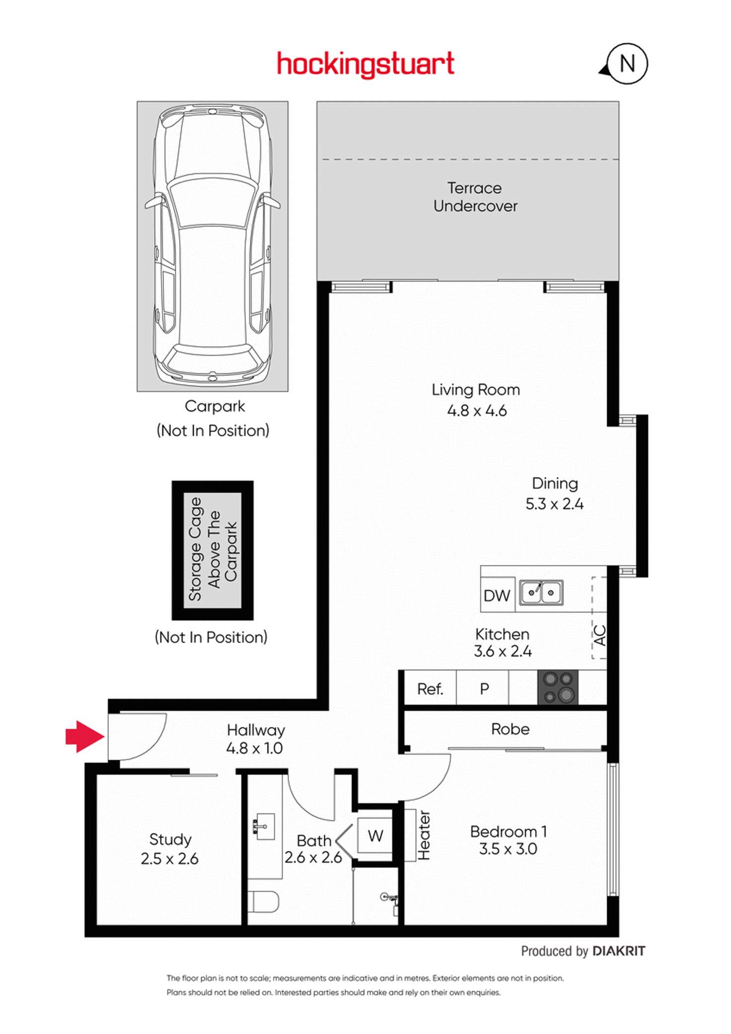 Floorplan of Homely apartment listing, 8/5 Warner Street, Malvern VIC 3144