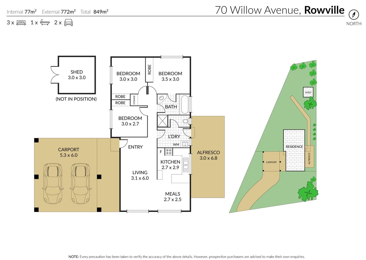Floorplan of Homely house listing, 70 Willow Avenue, Rowville VIC 3178