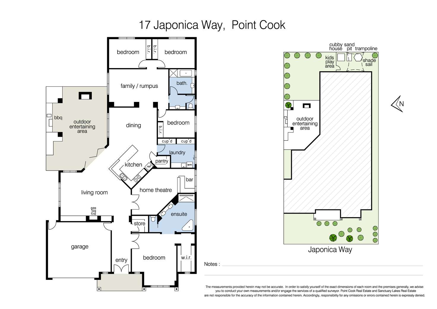 Floorplan of Homely house listing, 17 Japonica Way, Point Cook VIC 3030