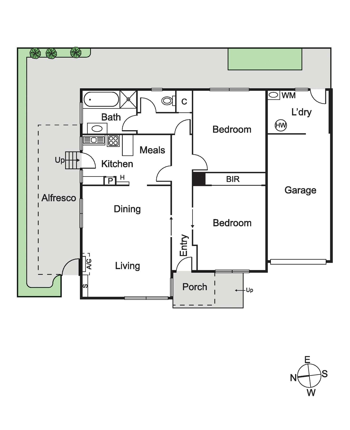 Floorplan of Homely unit listing, 4/1019 North Road, Murrumbeena VIC 3163