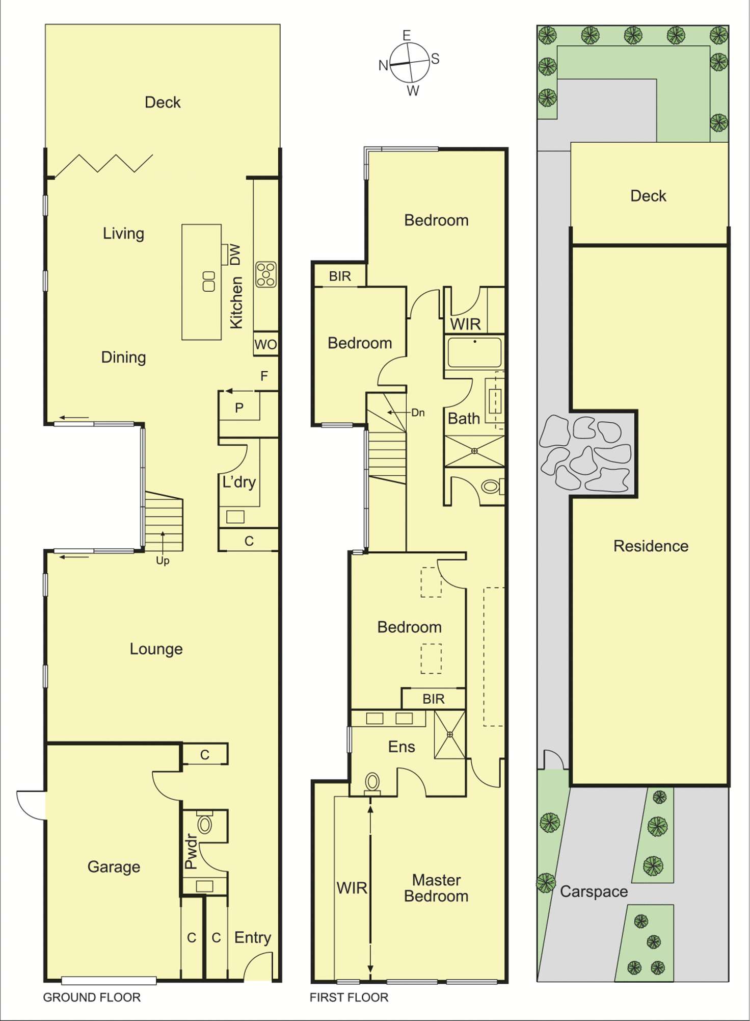 Floorplan of Homely townhouse listing, 4b Garrell Street, Caulfield North VIC 3161