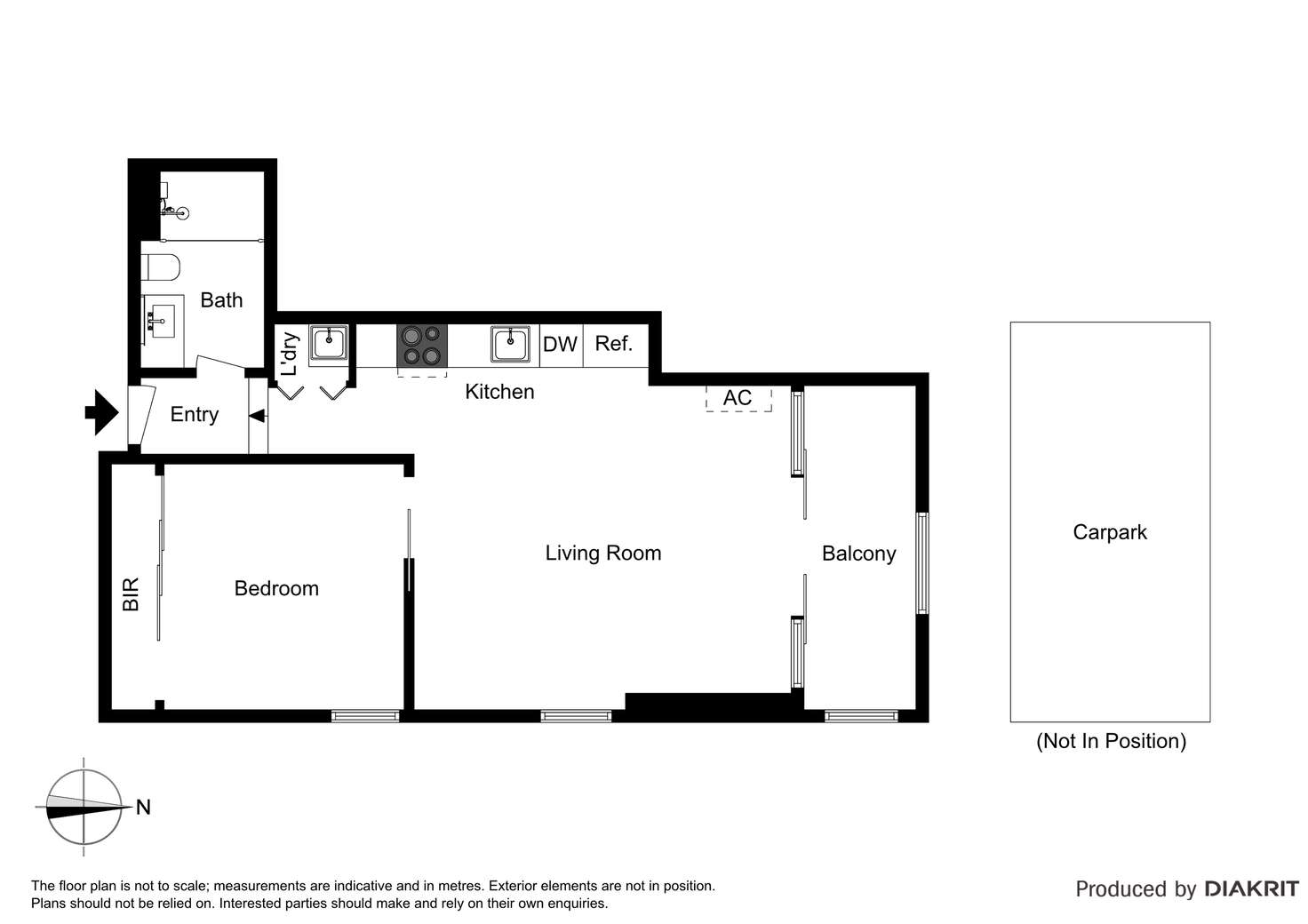 Floorplan of Homely apartment listing, 9/68 Argo Street, South Yarra VIC 3141