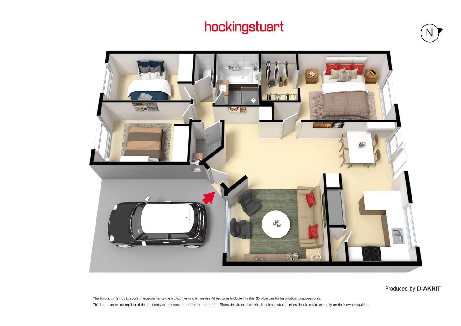 Floorplan of Homely townhouse listing, 9 Sugarloaf Close, Burwood East VIC 3151