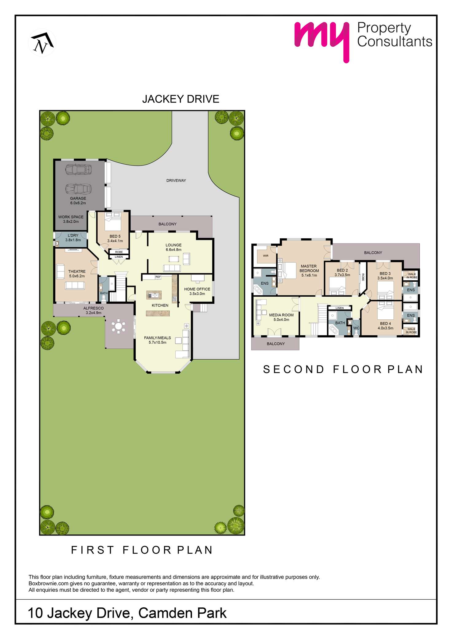 Floorplan of Homely house listing, 10 Jackey Drive, Camden Park NSW 2570