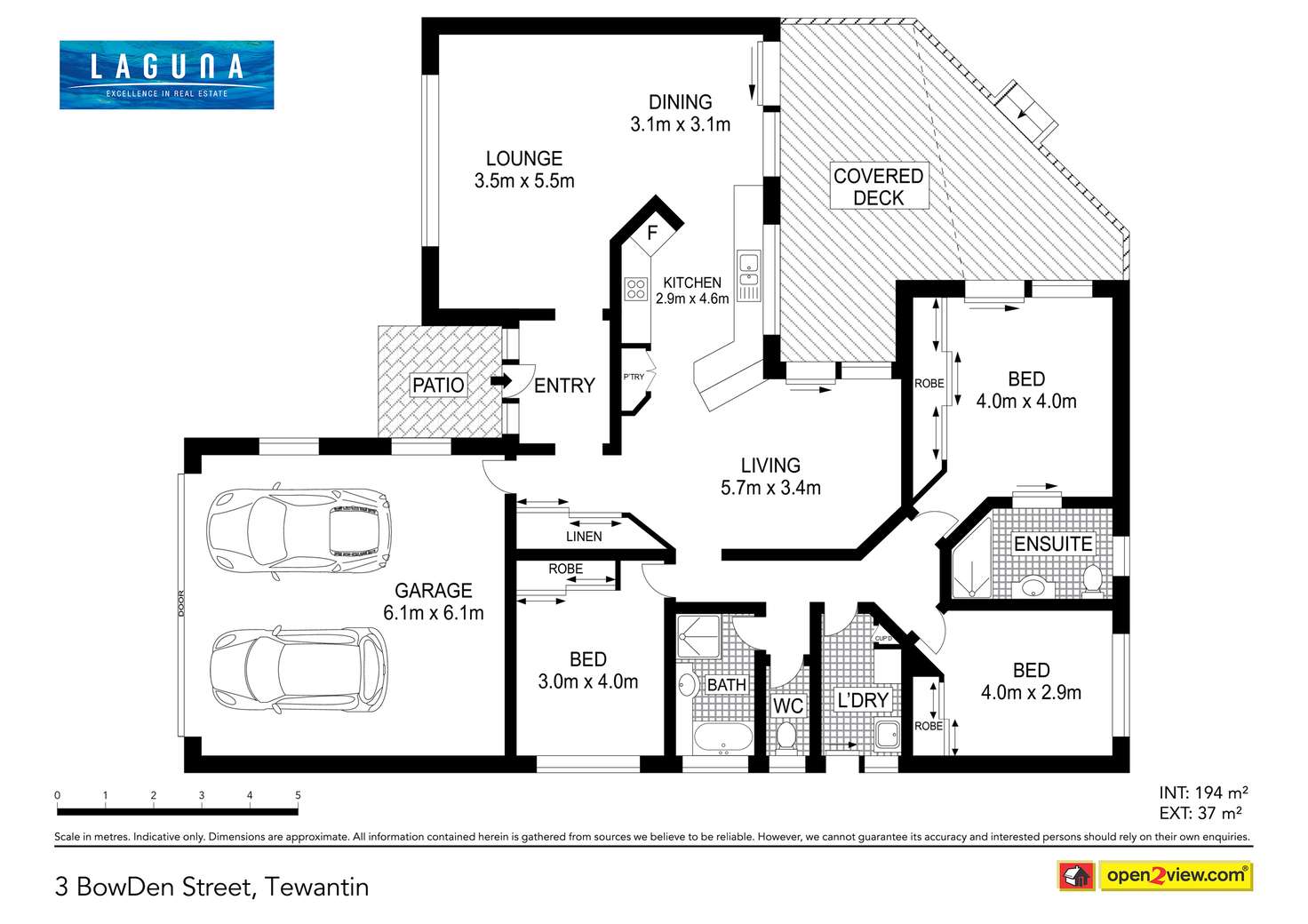 Floorplan of Homely house listing, 3 Bowden Court, Tewantin QLD 4565