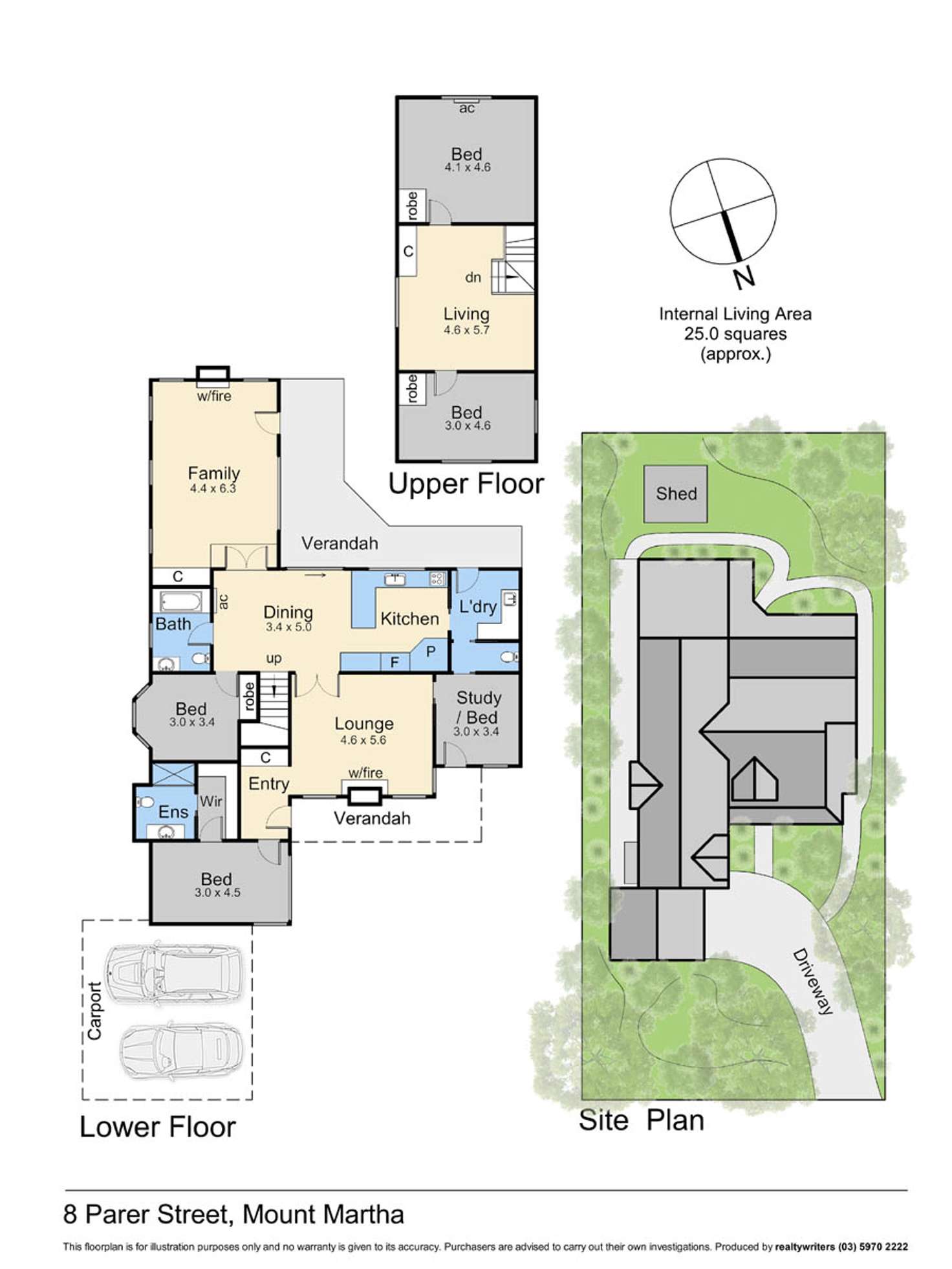 Floorplan of Homely house listing, 8 Parer Street, Mount Martha VIC 3934