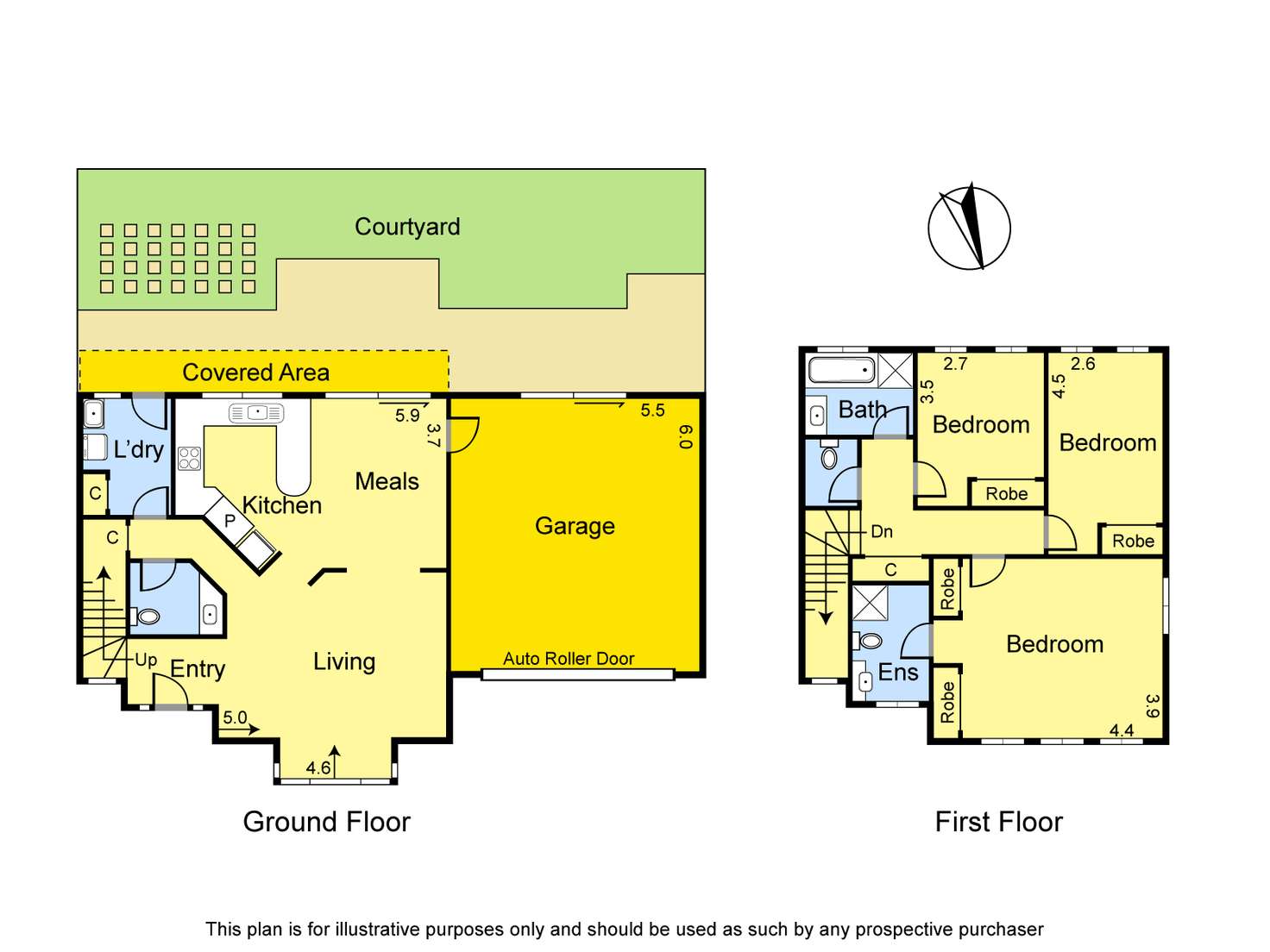 Floorplan of Homely townhouse listing, 4/38 Bamfield Road, Heidelberg Heights VIC 3081