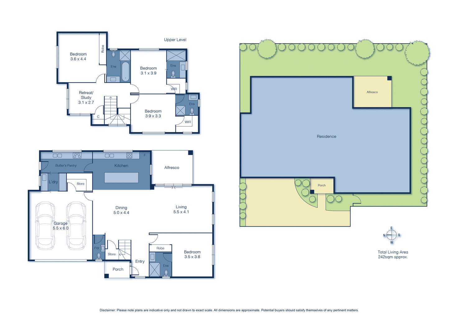 Floorplan of Homely townhouse listing, 2/88 Muir Street, Mount Waverley VIC 3149