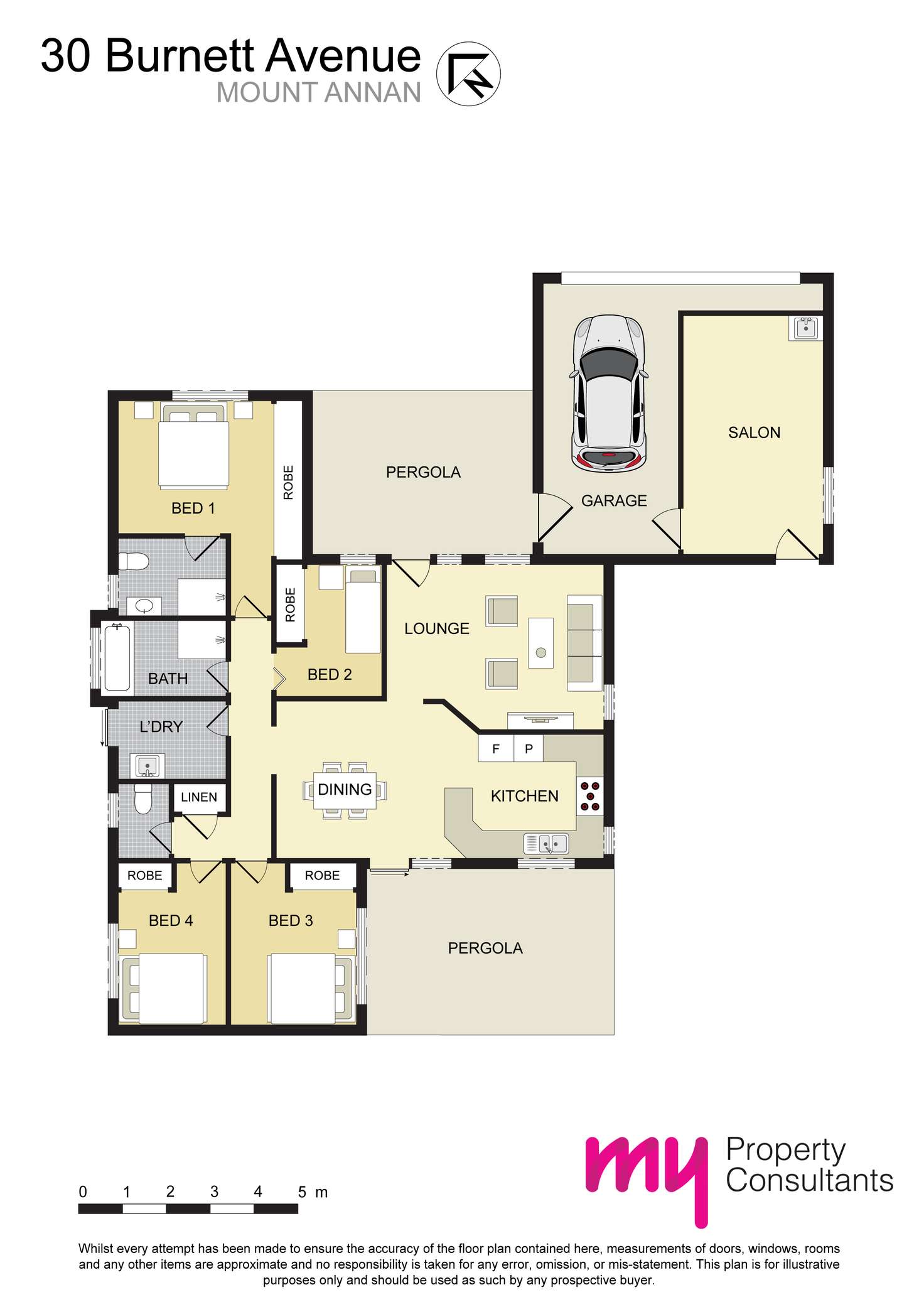 Floorplan of Homely house listing, 30 Burnett Avenue, Mount Annan NSW 2567