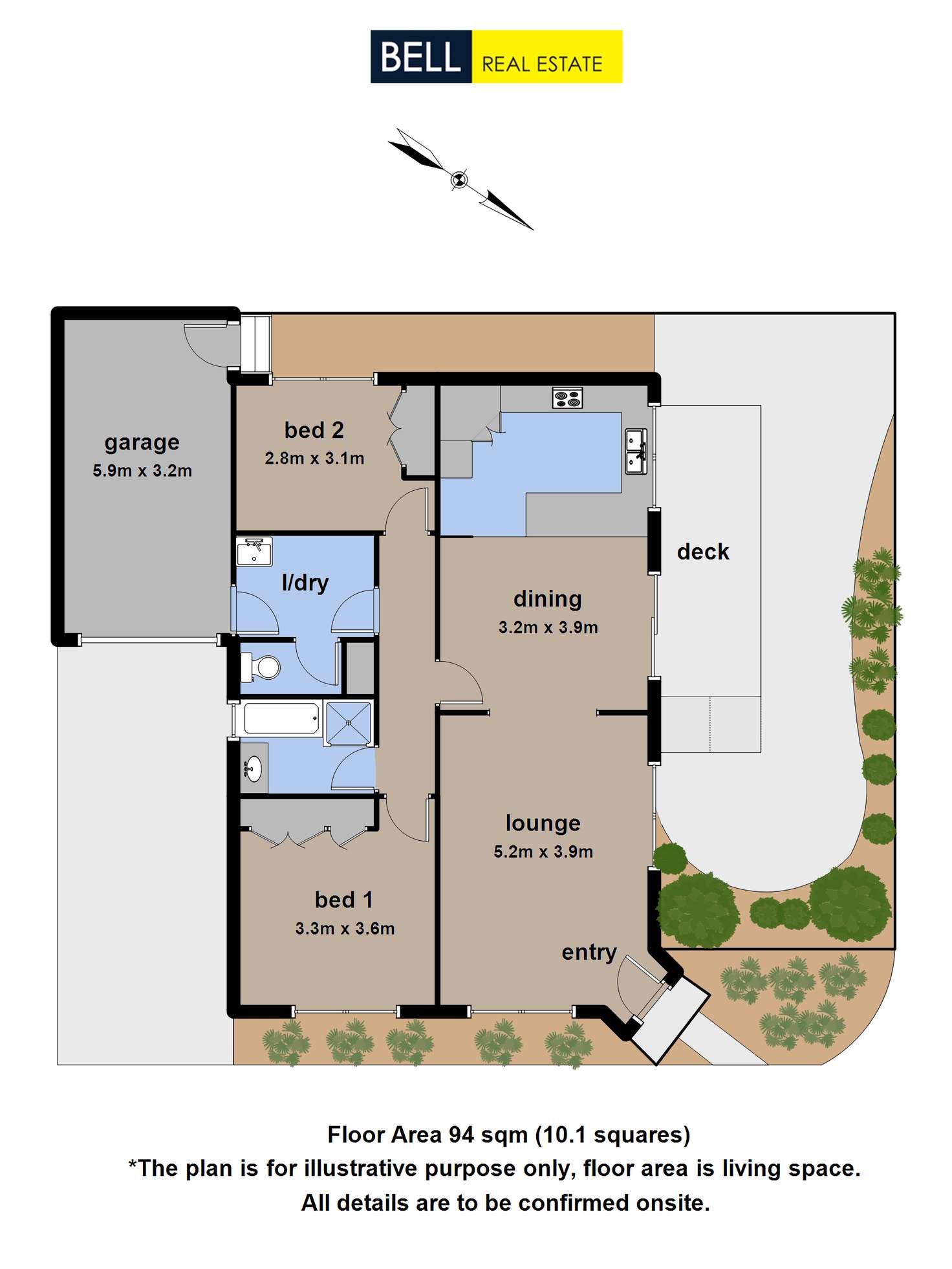 Floorplan of Homely unit listing, 3/32 Hutton Avenue, Ferntree Gully VIC 3156
