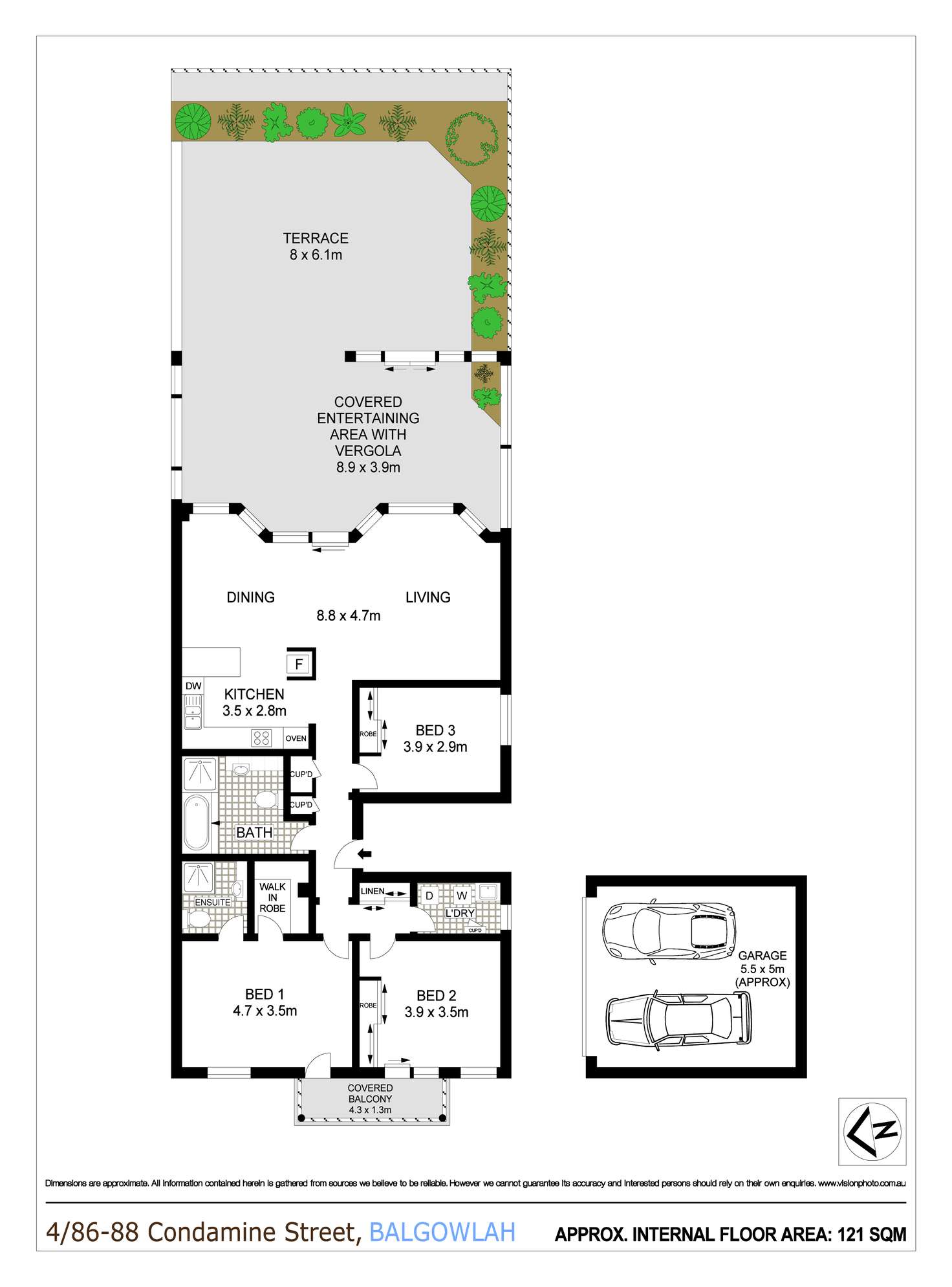 Floorplan of Homely apartment listing, 4/86-88 Condamine Street, Balgowlah NSW 2093