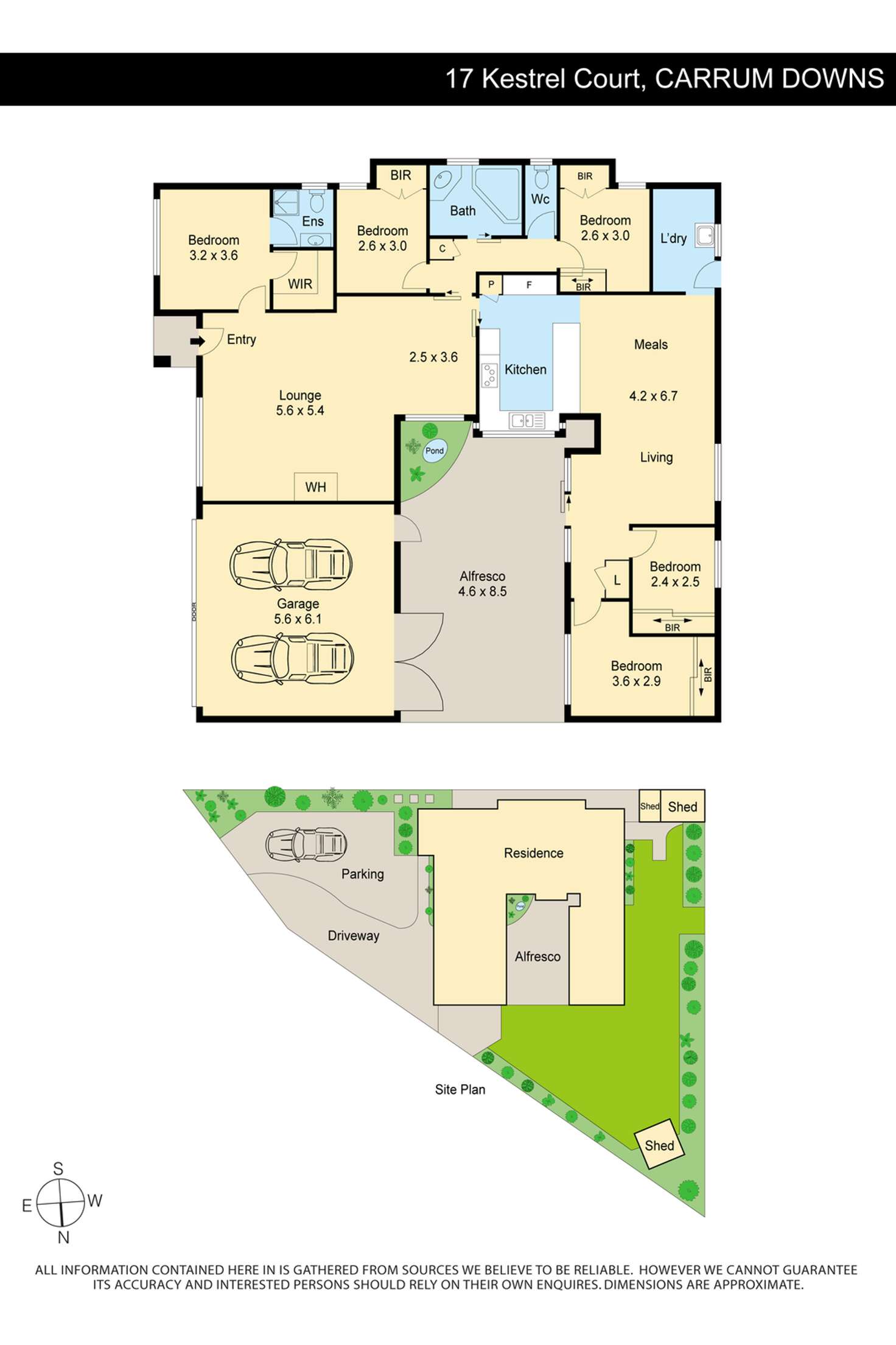 Floorplan of Homely house listing, 17 Kestrel Court, Carrum Downs VIC 3201