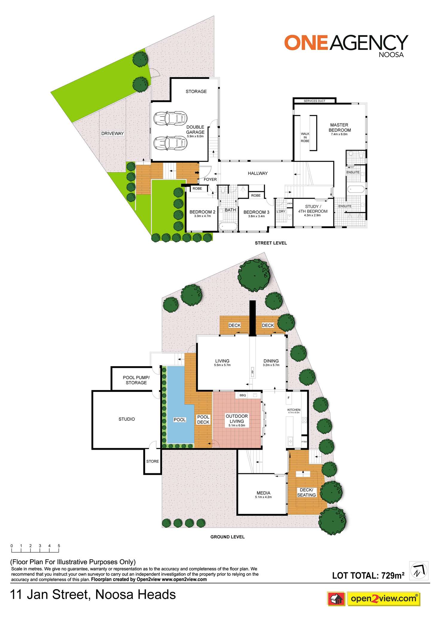 Floorplan of Homely house listing, 11 Jan Street, Noosa Heads QLD 4567