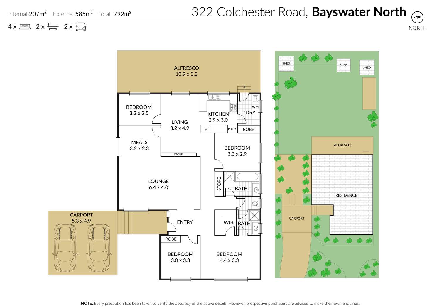 Floorplan of Homely house listing, 322 Colchester Road, Bayswater North VIC 3153