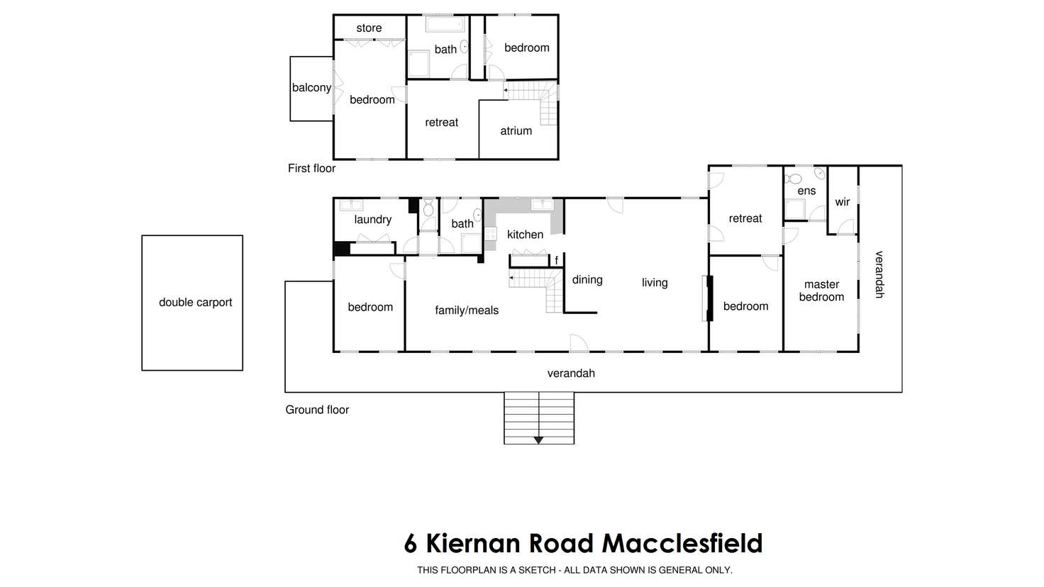 Floorplan of Homely house listing, 6 Kiernan Road, Macclesfield VIC 3782
