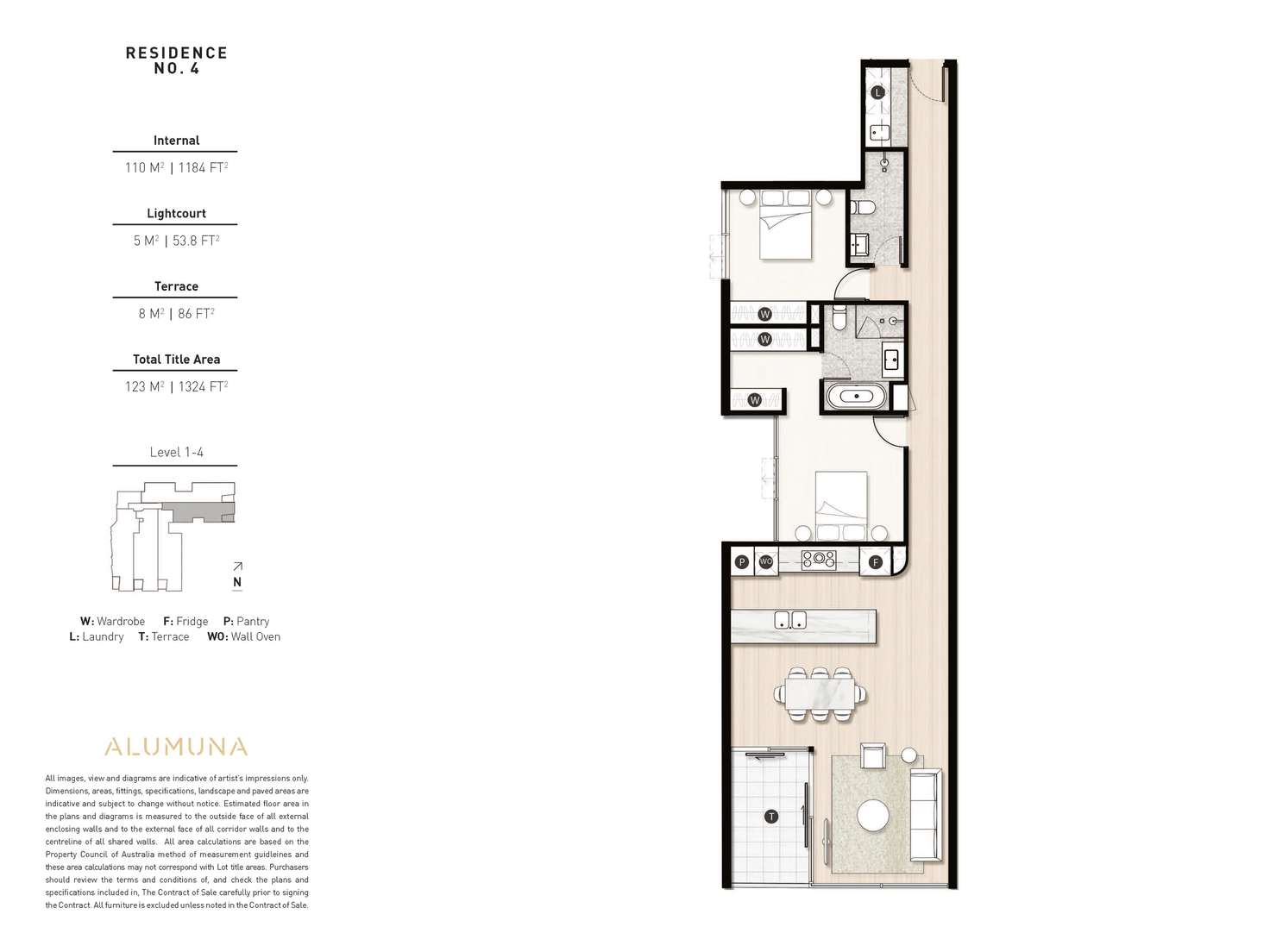Floorplan of Homely apartment listing, 304/9 Johnston Street, Port Melbourne VIC 3207