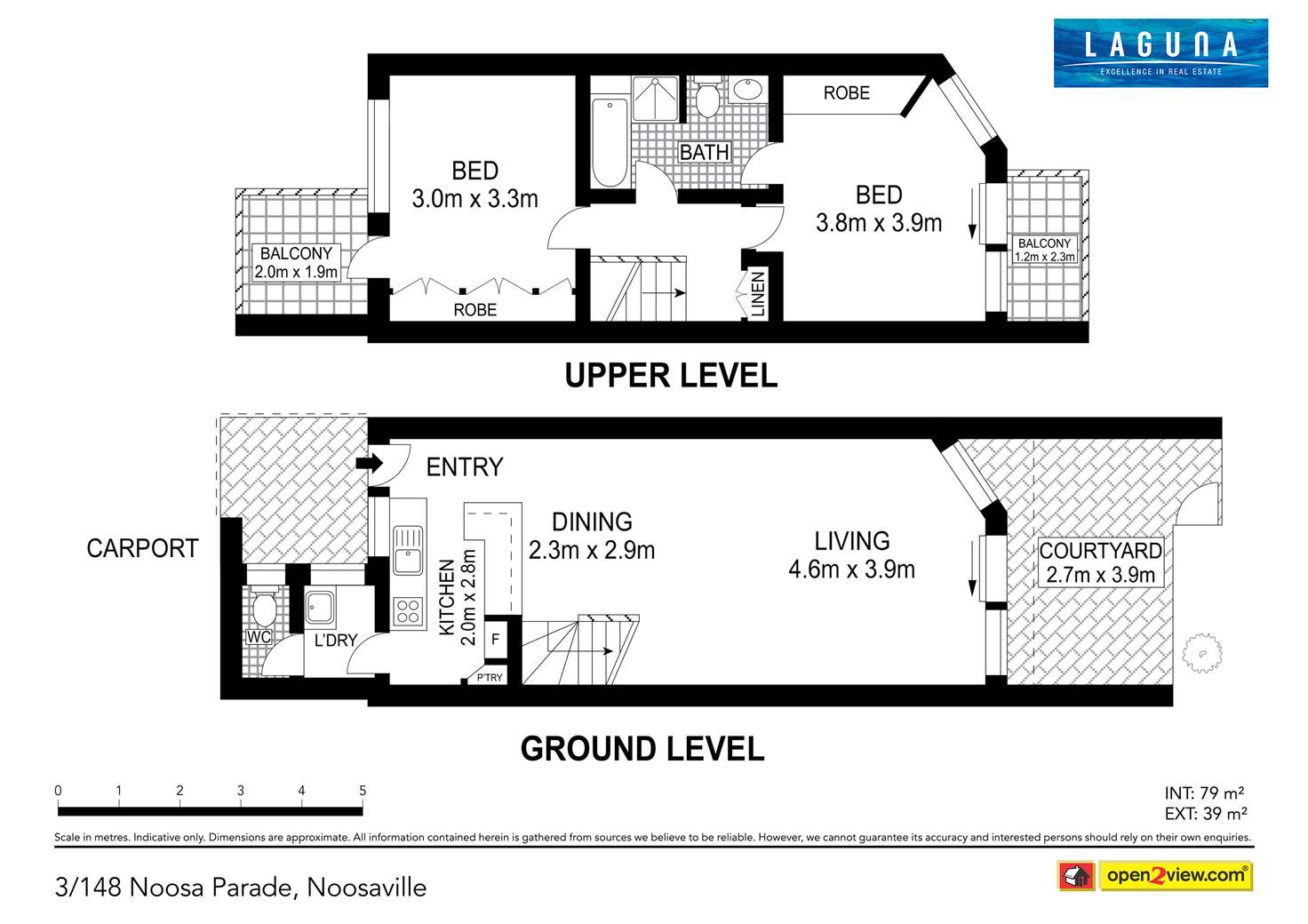 Floorplan of Homely townhouse listing, 3/148 Noosa Parade, Noosaville QLD 4566