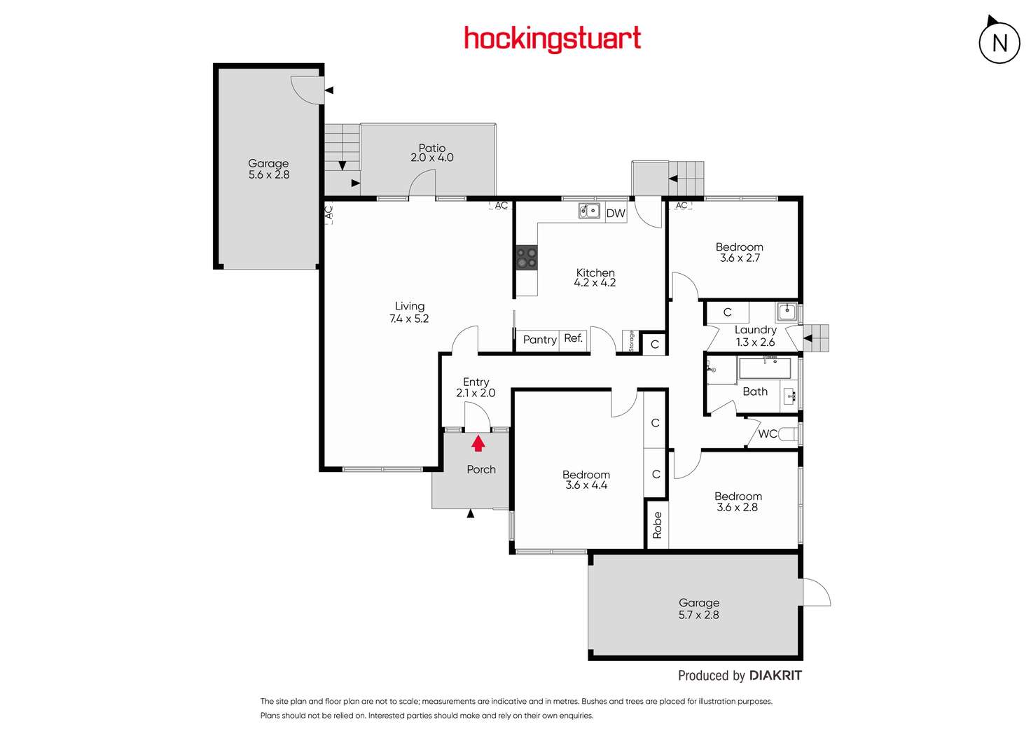 Floorplan of Homely villa listing, 4/1 Howard Street, Glen Iris VIC 3146